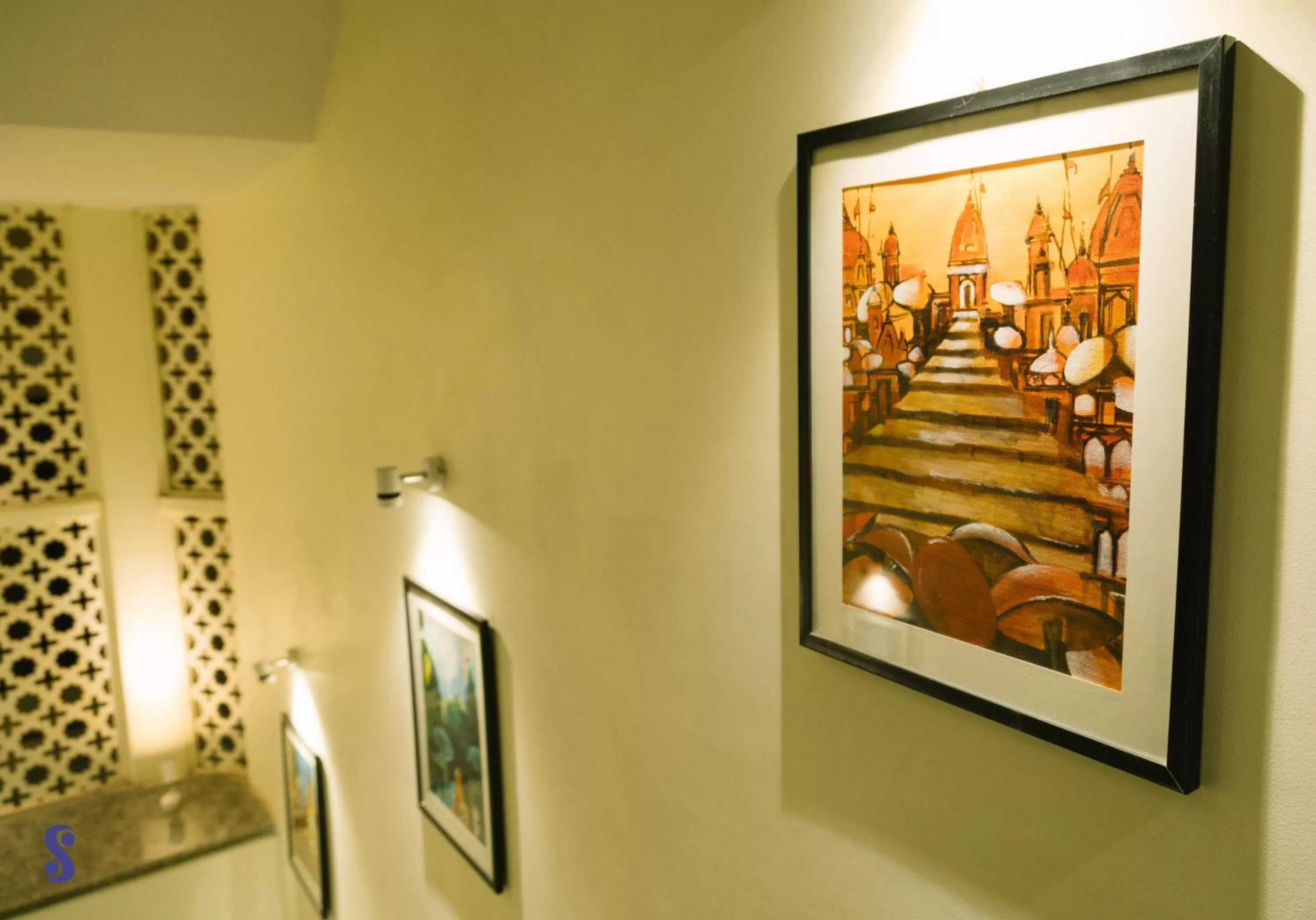 Decorative detail in Safarnama Varanasi