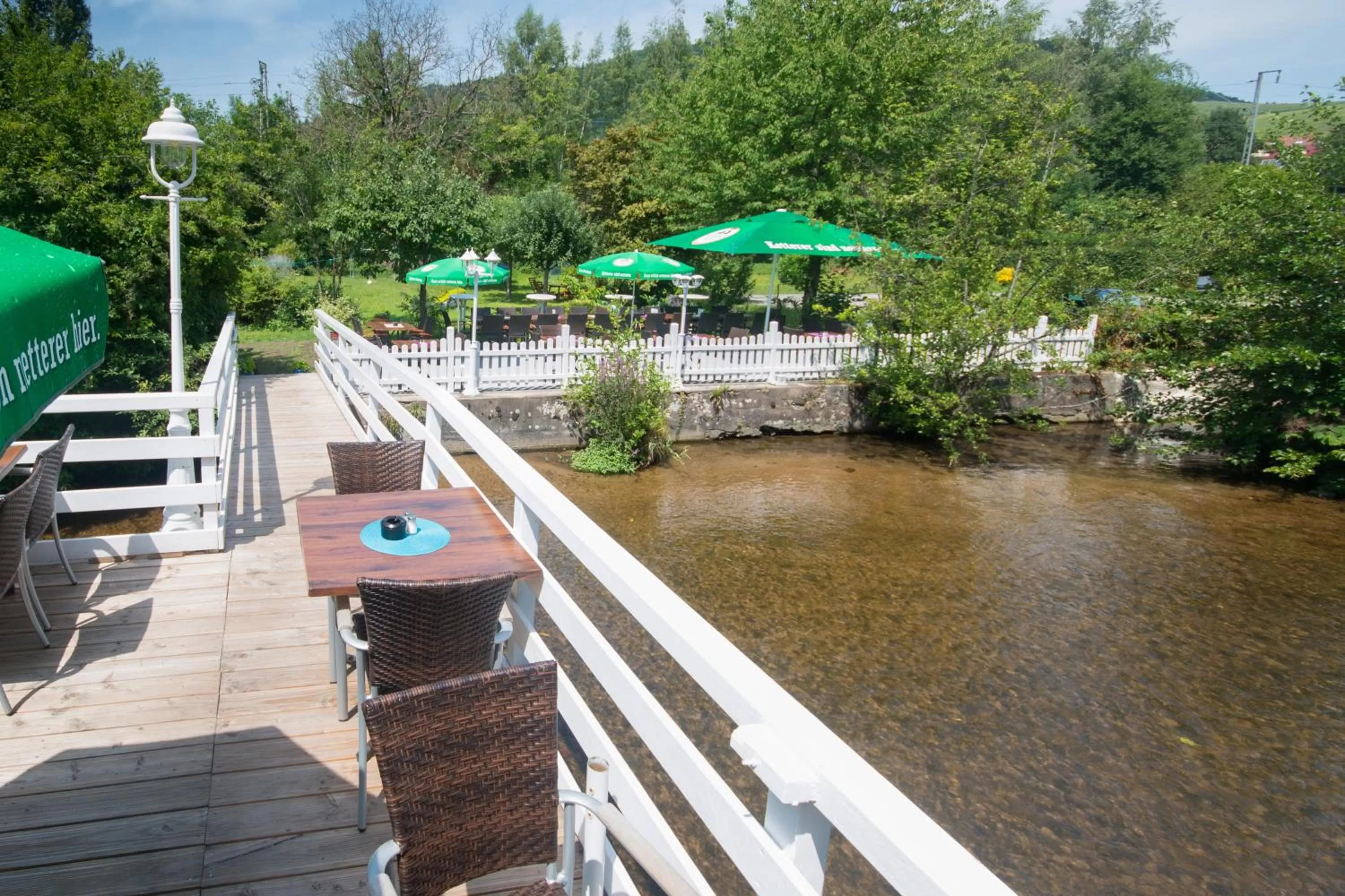 Garden in Gasthaus zum Löwen - Restaurant Akropolis