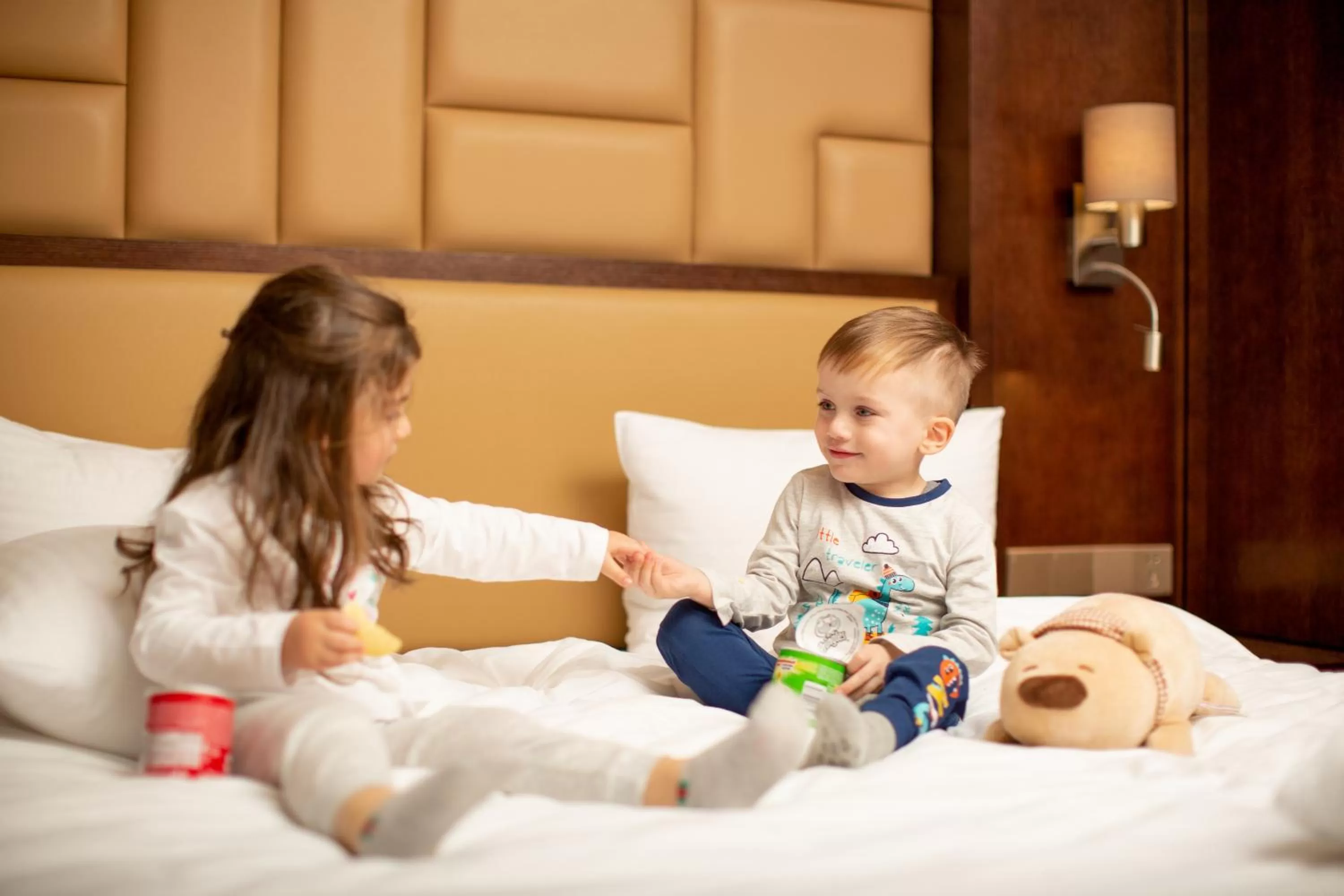 People, Bed in KMM Hotel