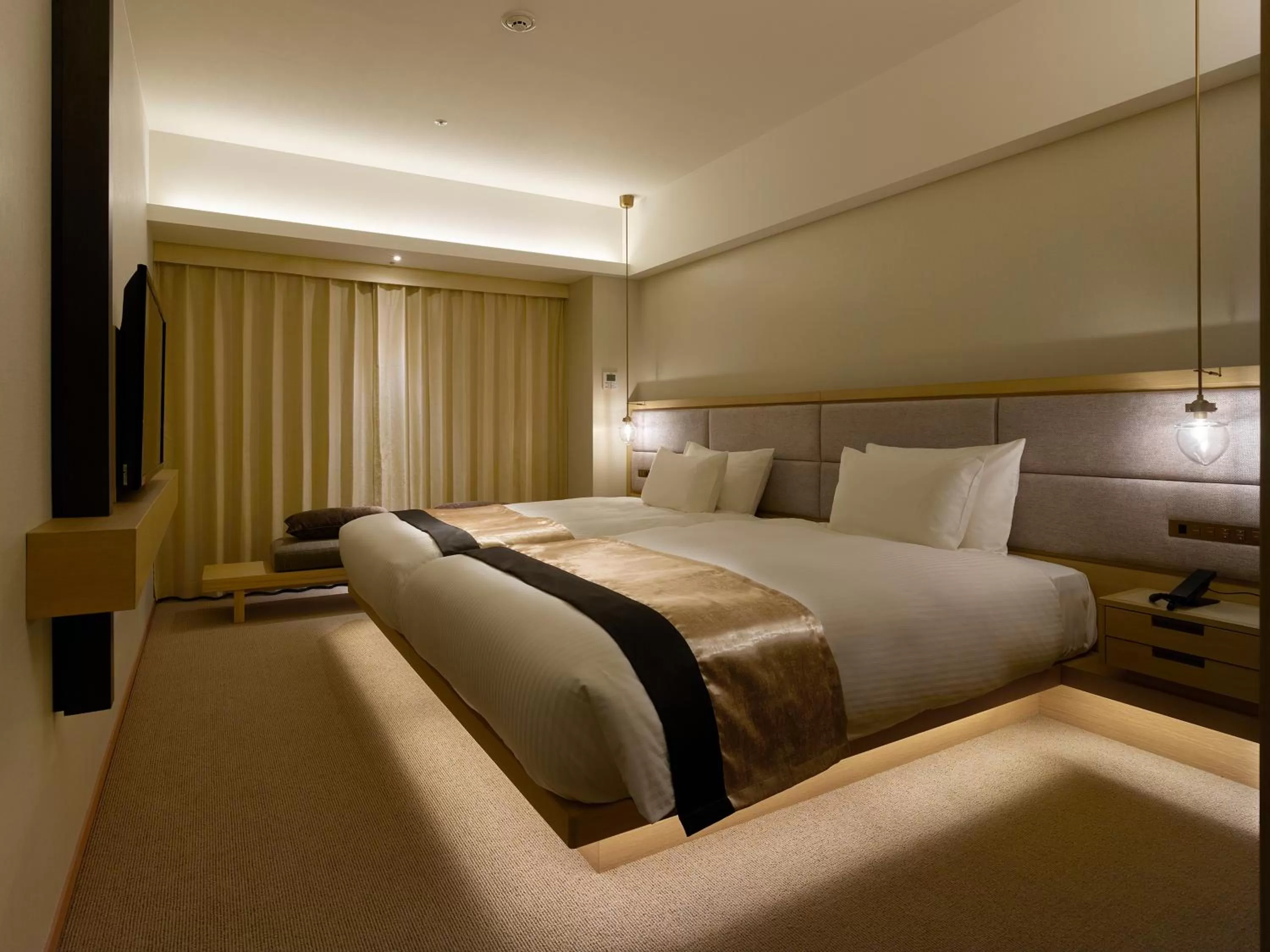 Photo of the whole room, Bed in Hotel The Celestine Kyoto Gion