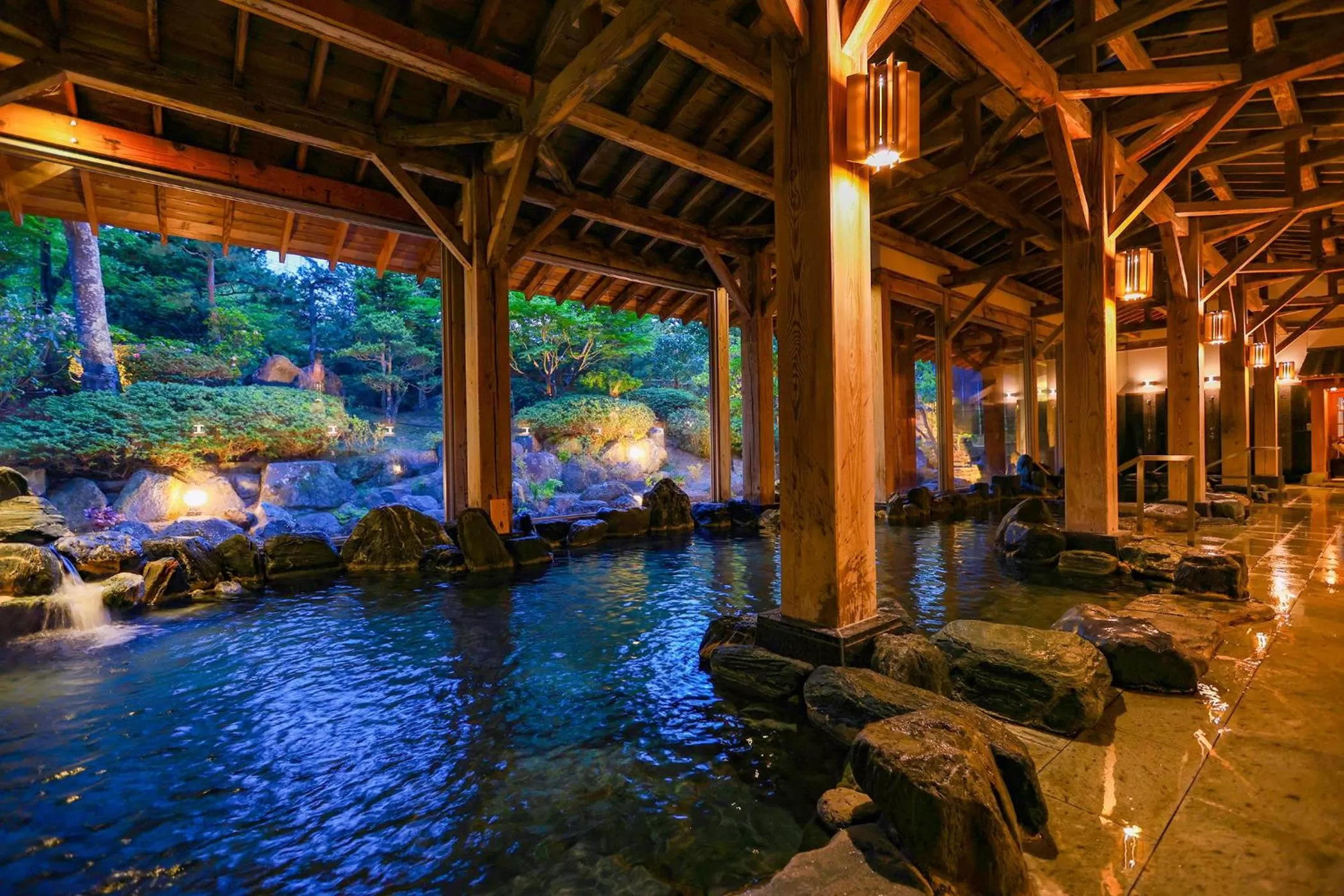 Hot Spring Bath in TAOYA Akiu