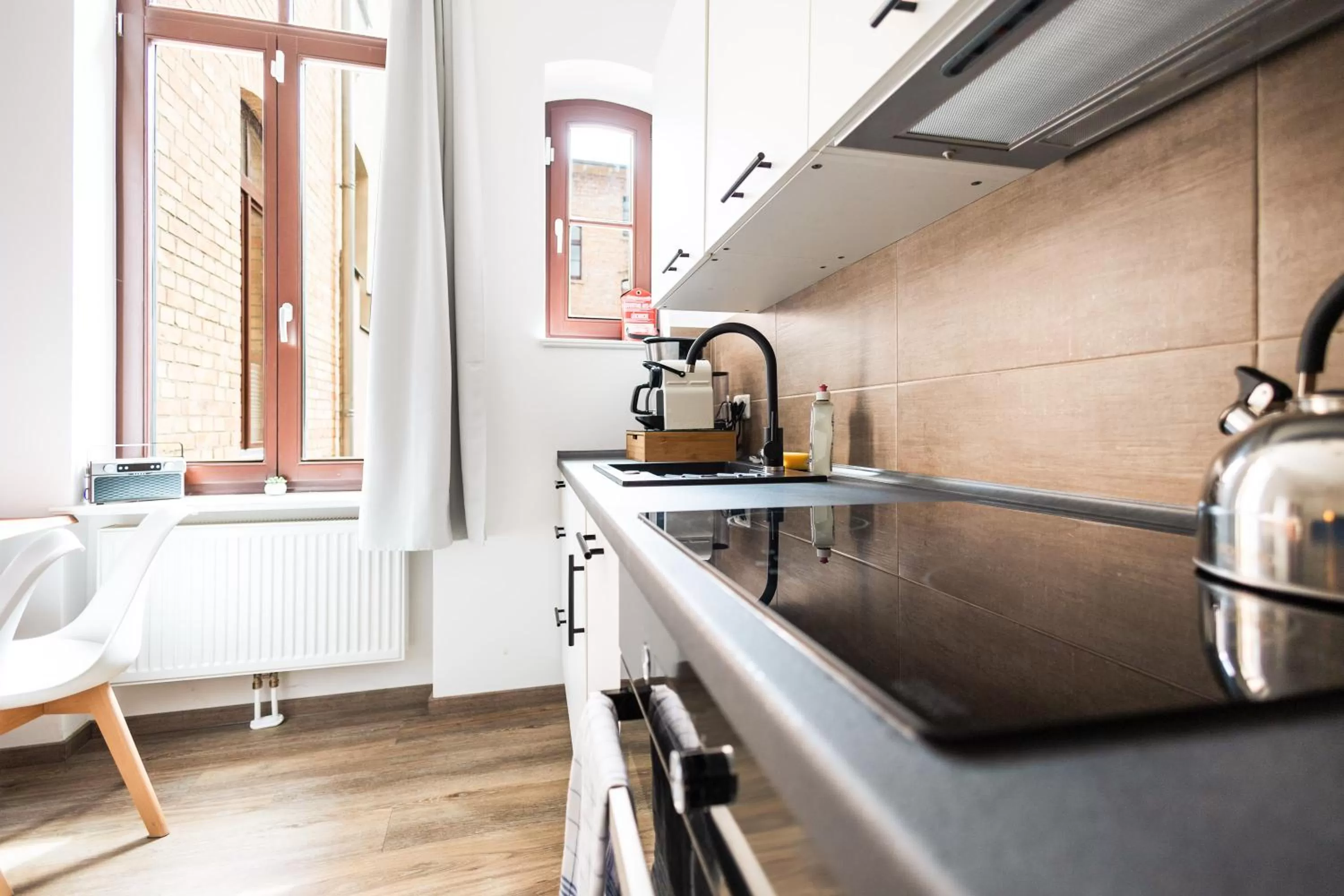 Coffee/tea facilities in Apartments am Neuen Theater - Altstadt - Zentral - Küche - Wifi - Powered by Ko-Living