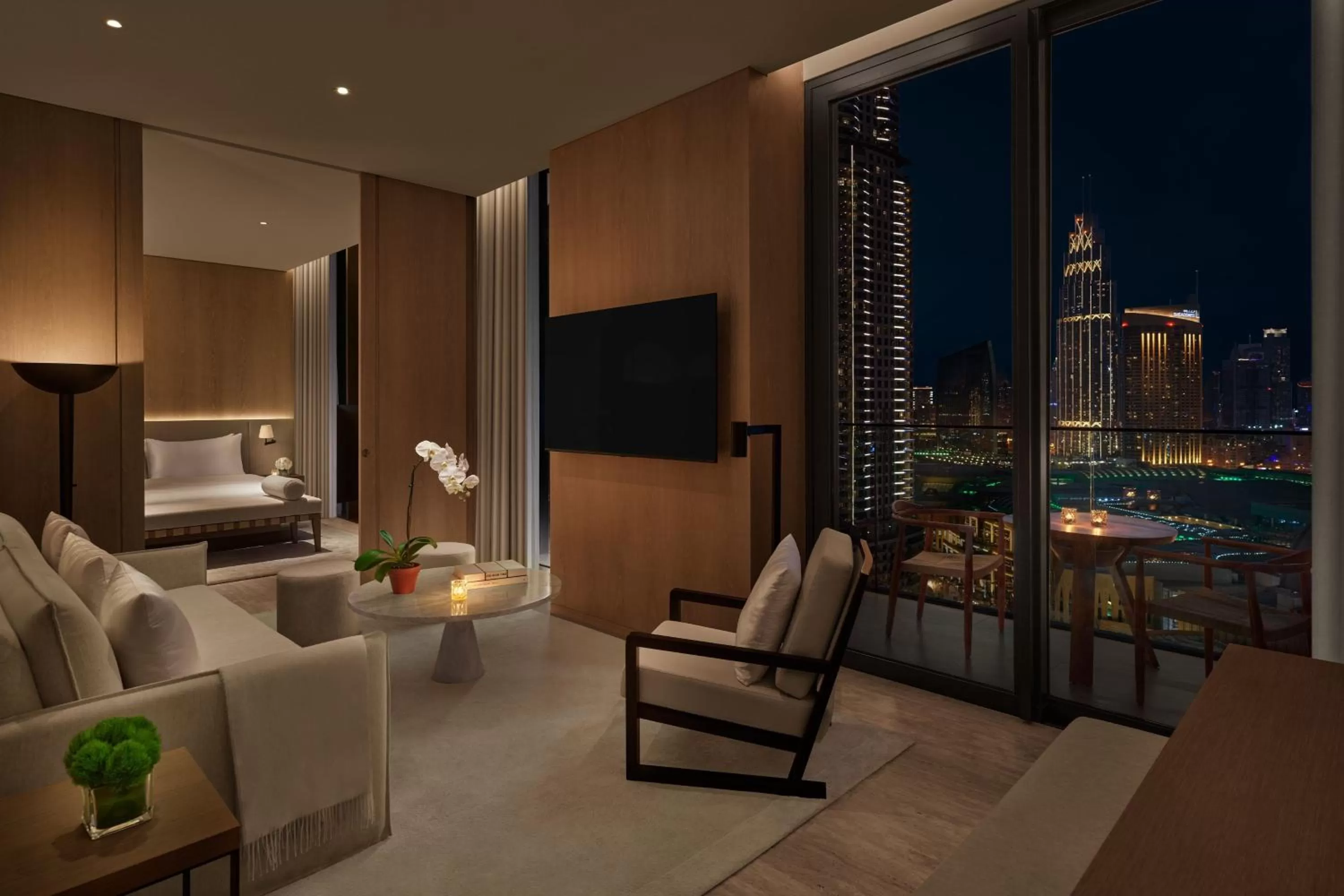 One-Bedroom Superior King Suite with Balcony in The Dubai EDITION