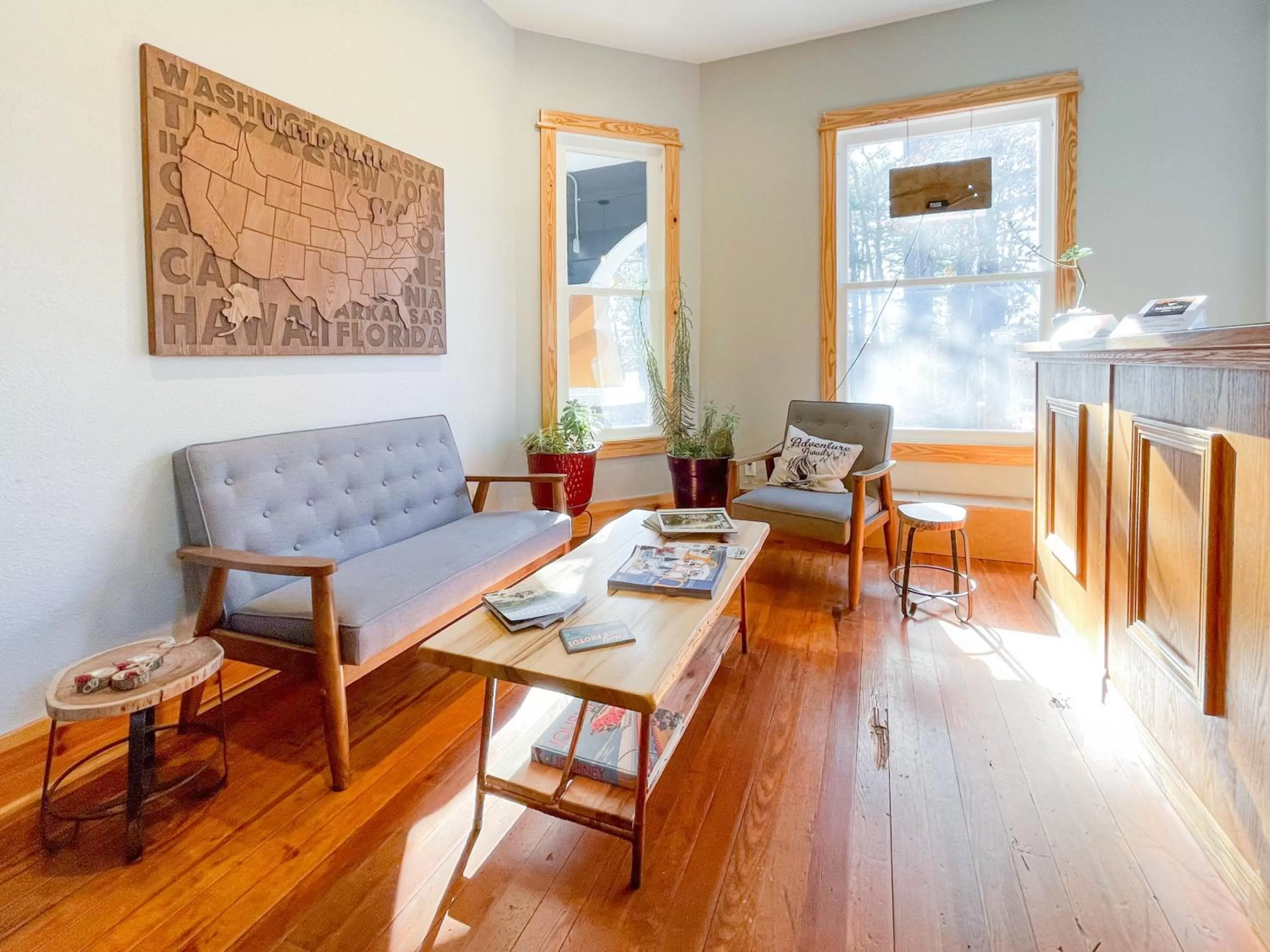 Lobby or reception in The Wanderoo Lodge