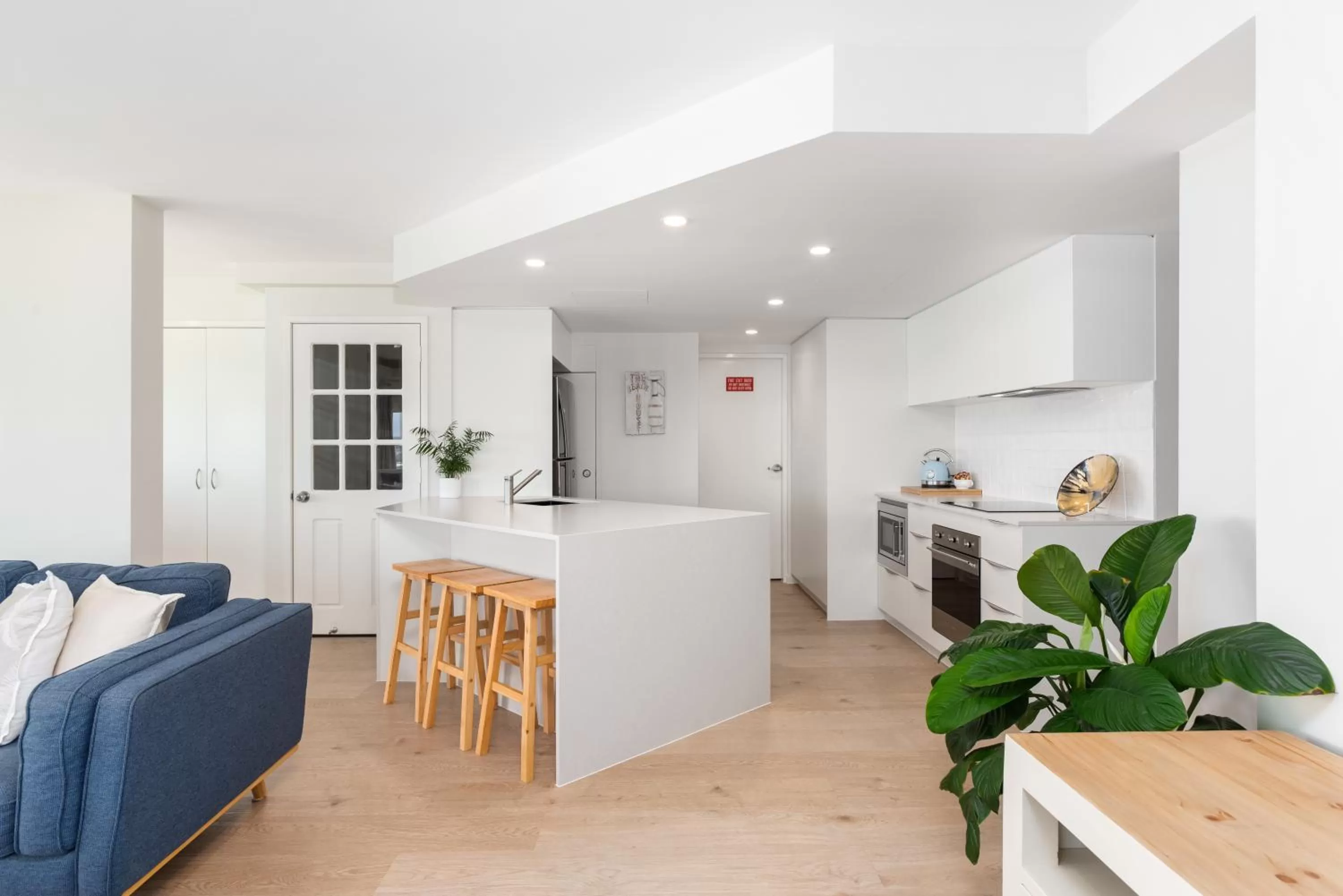 Kitchen or kitchenette in 84 The Spit Holiday Apartments