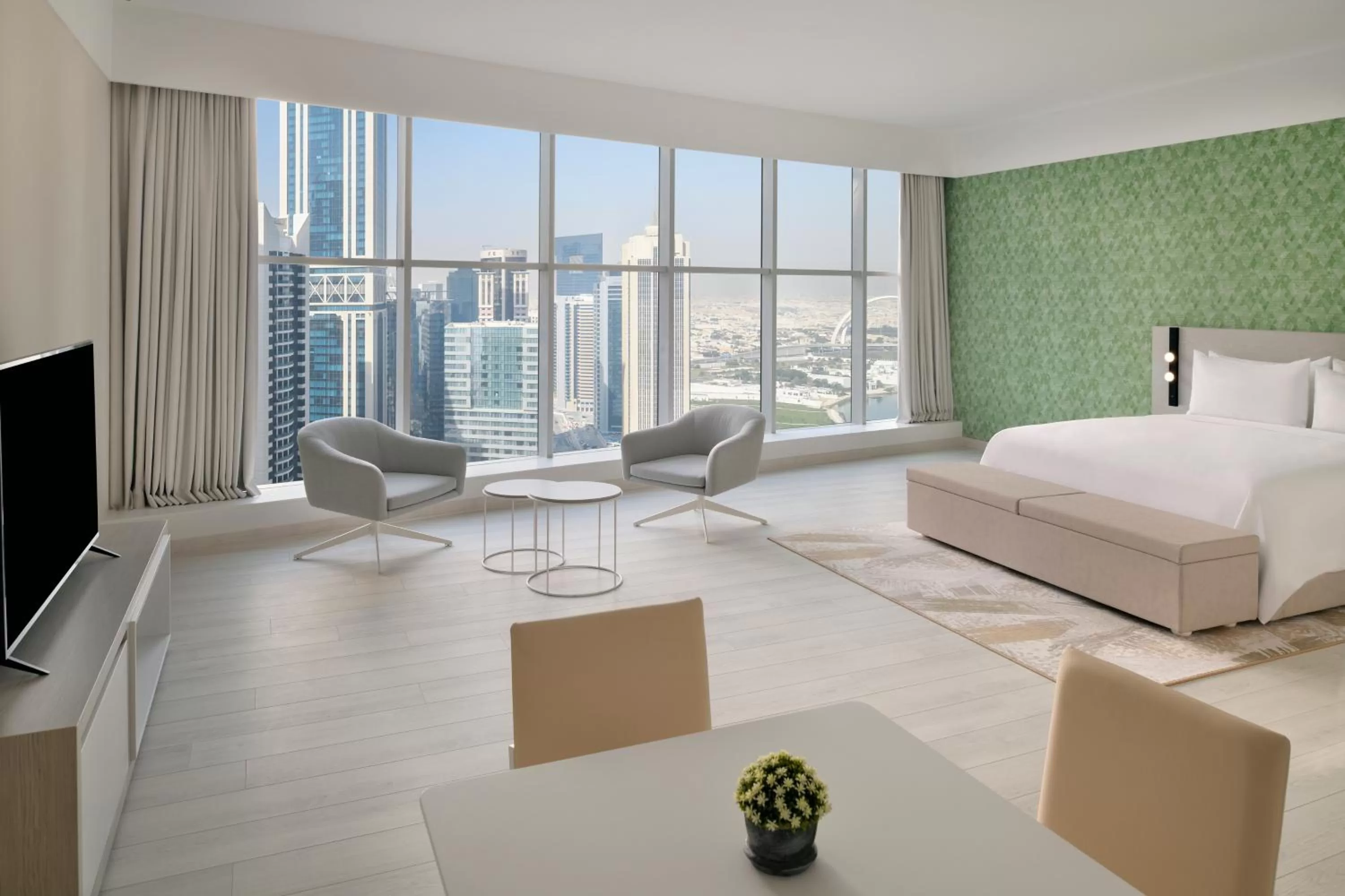 Bed in Element by Westin West Bay Doha