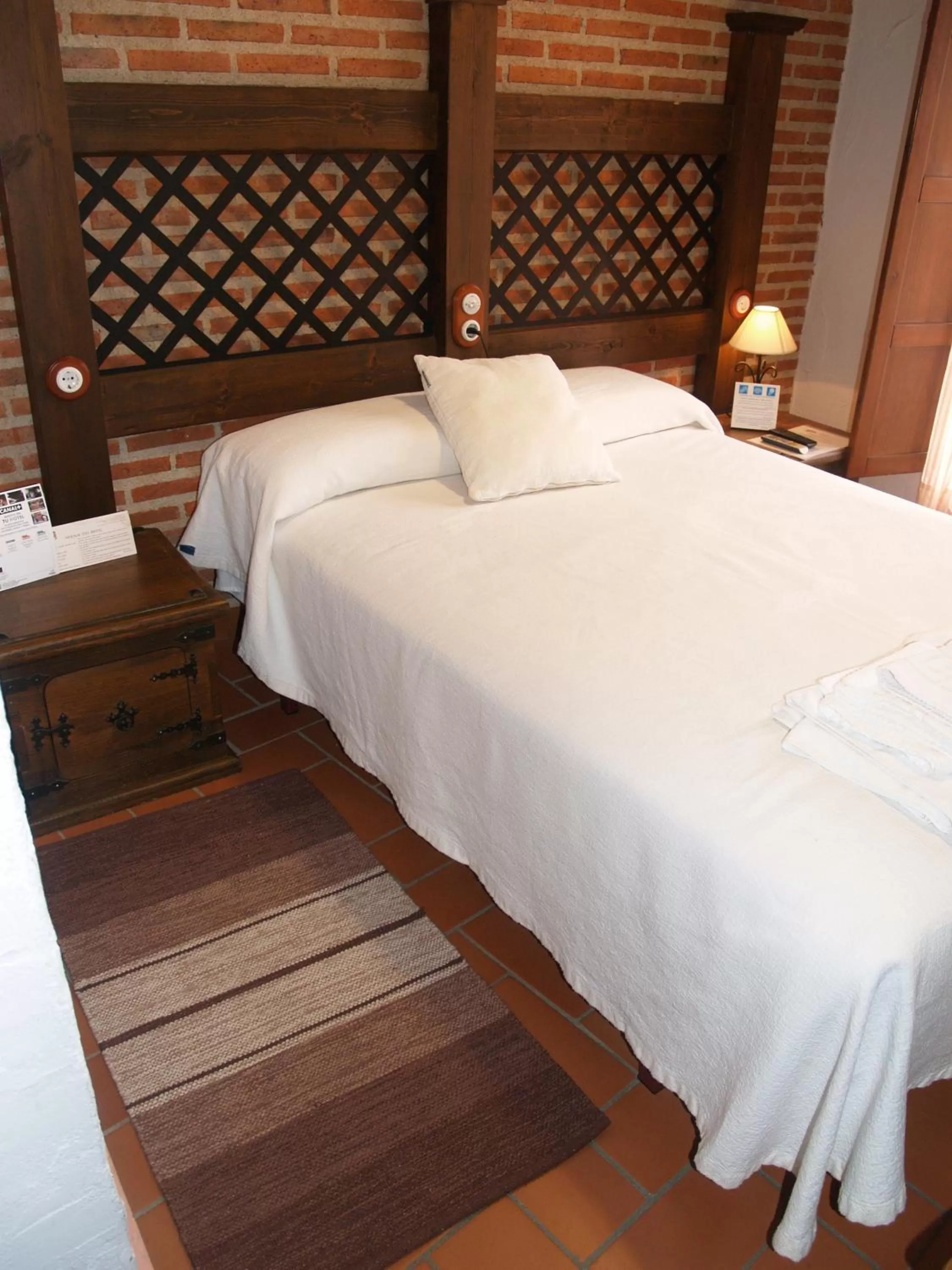 Bed in Hotel Rural El Rocal