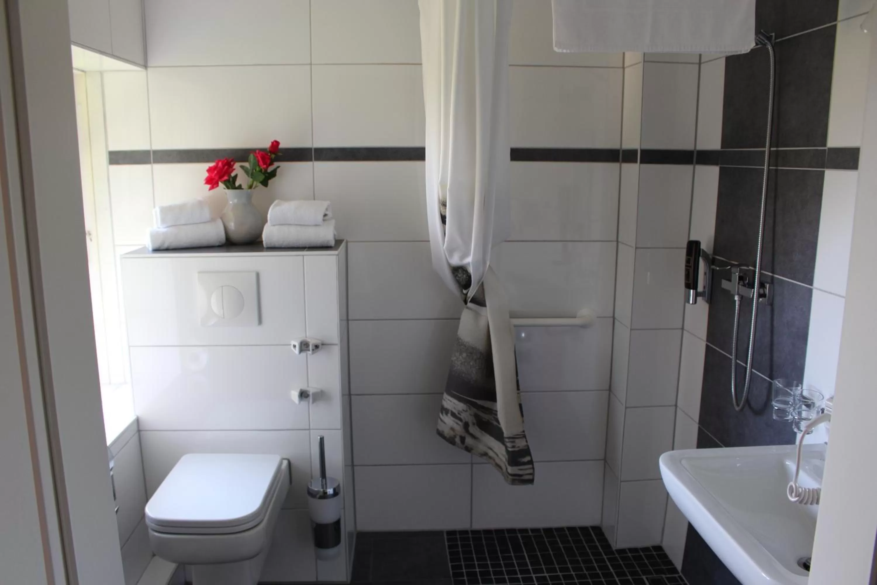 Bathroom in Forsthaus-Ferienhotel am Dobrock