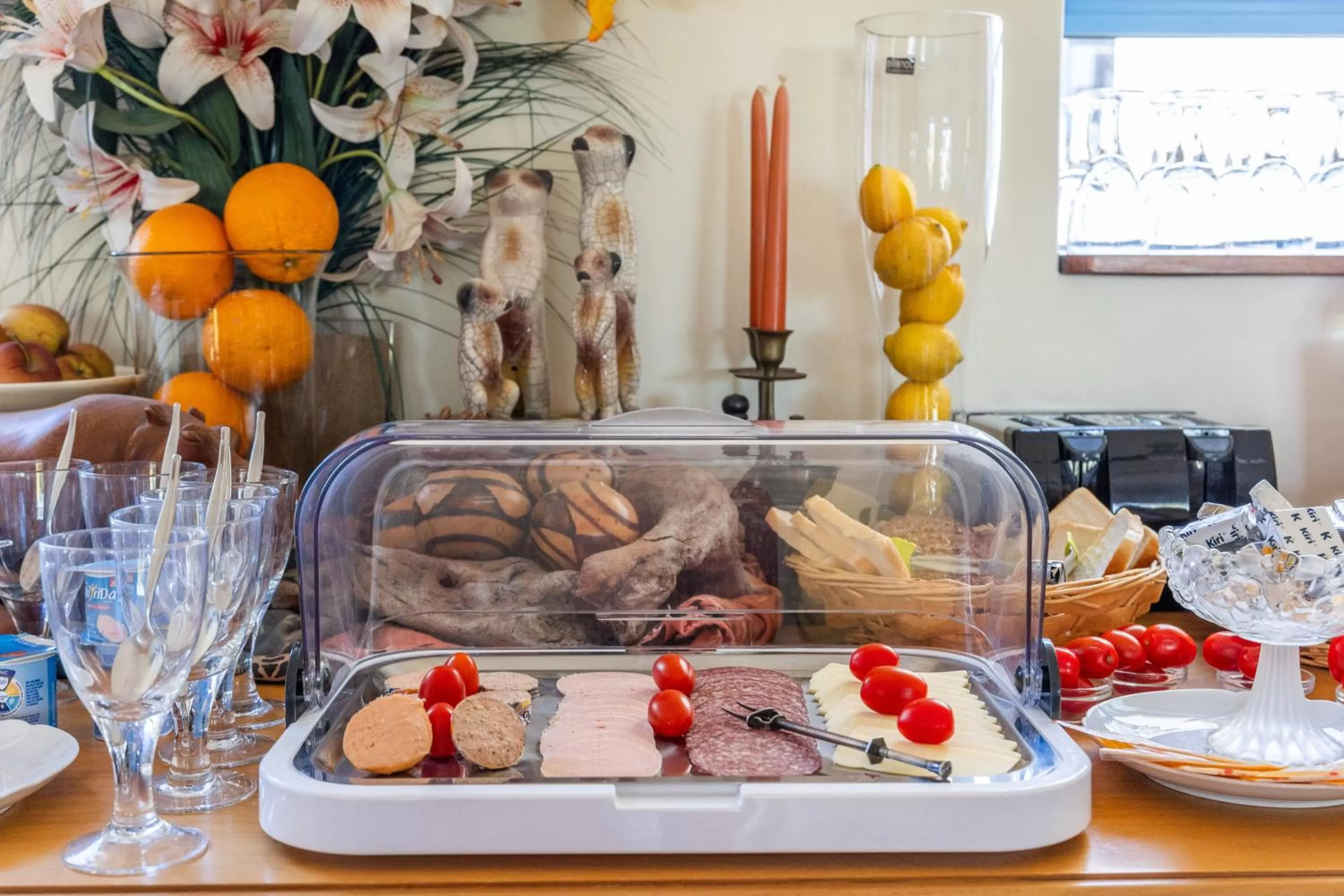 Breakfast, Food in Gästehaus Pinkepank