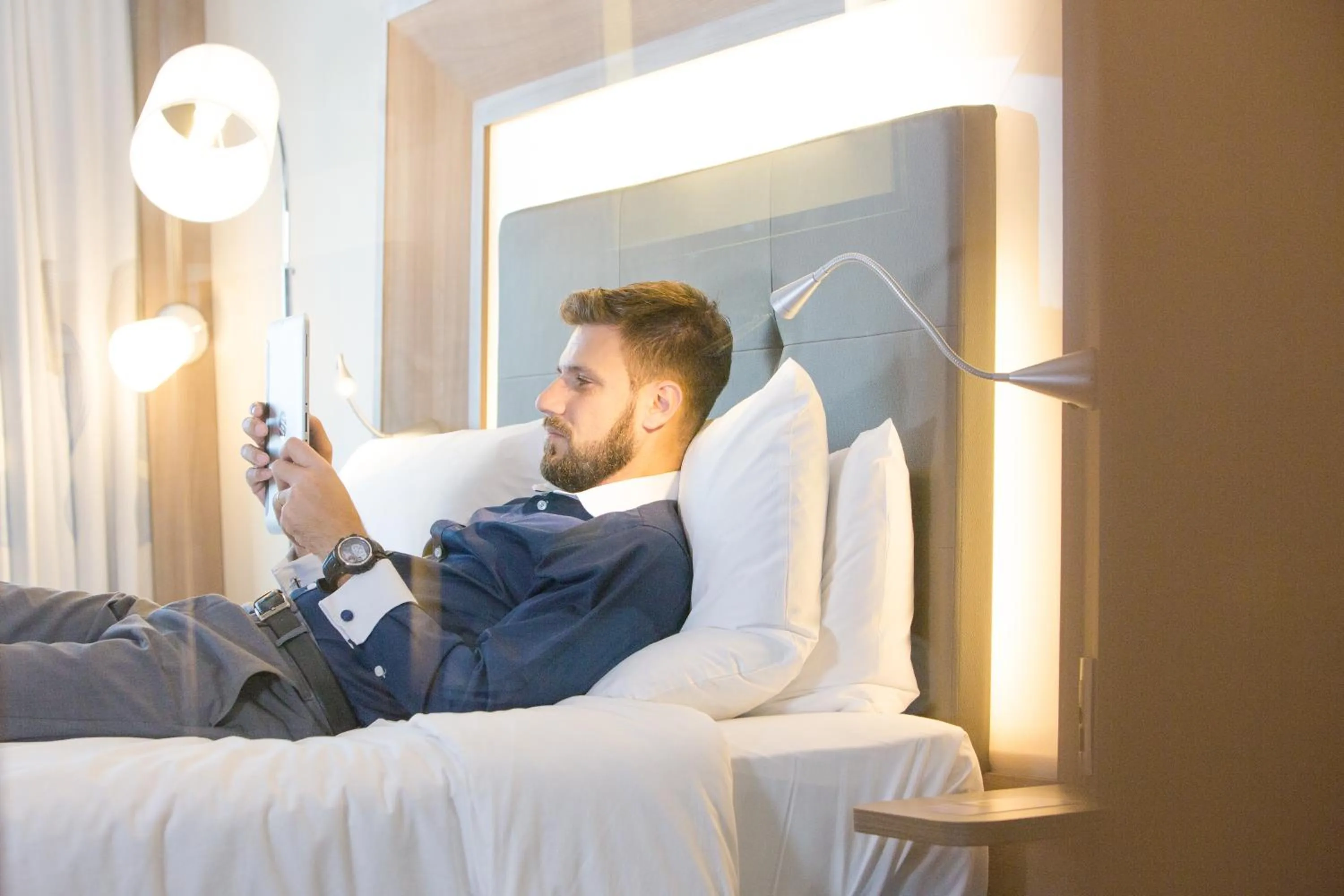 Bed in Novotel RJ Porto Atlantico