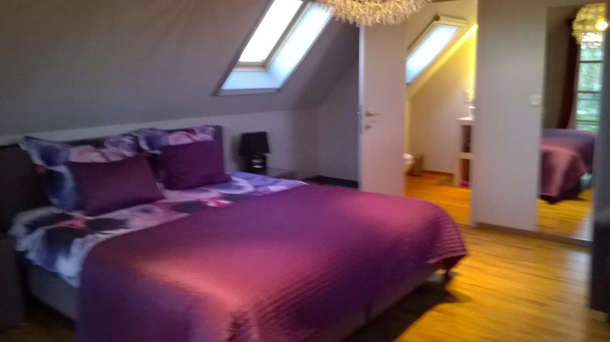 Bed in B&B De Zoete Kers