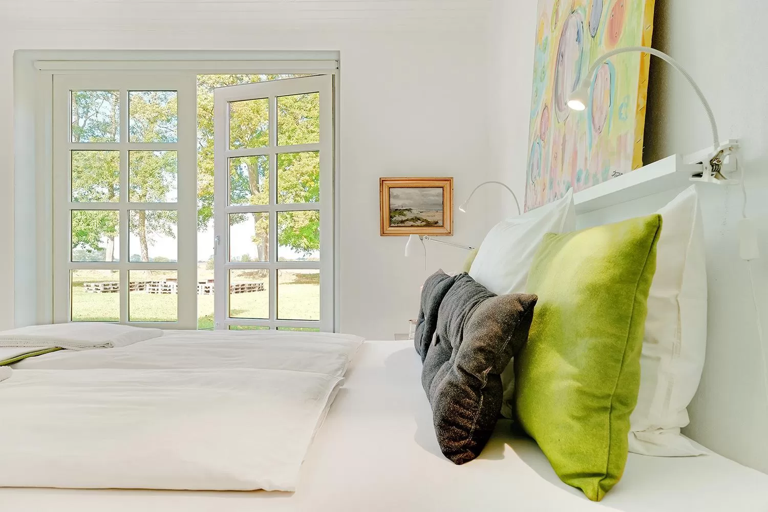 Garden view, Bed in Åløkke BnB