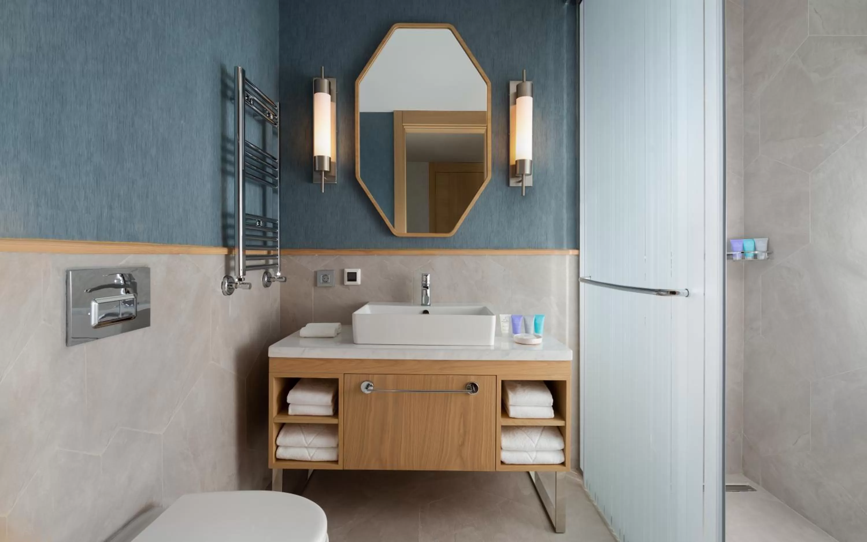 Bathroom in Rixos Water World Aktau - Theme Park Free Access