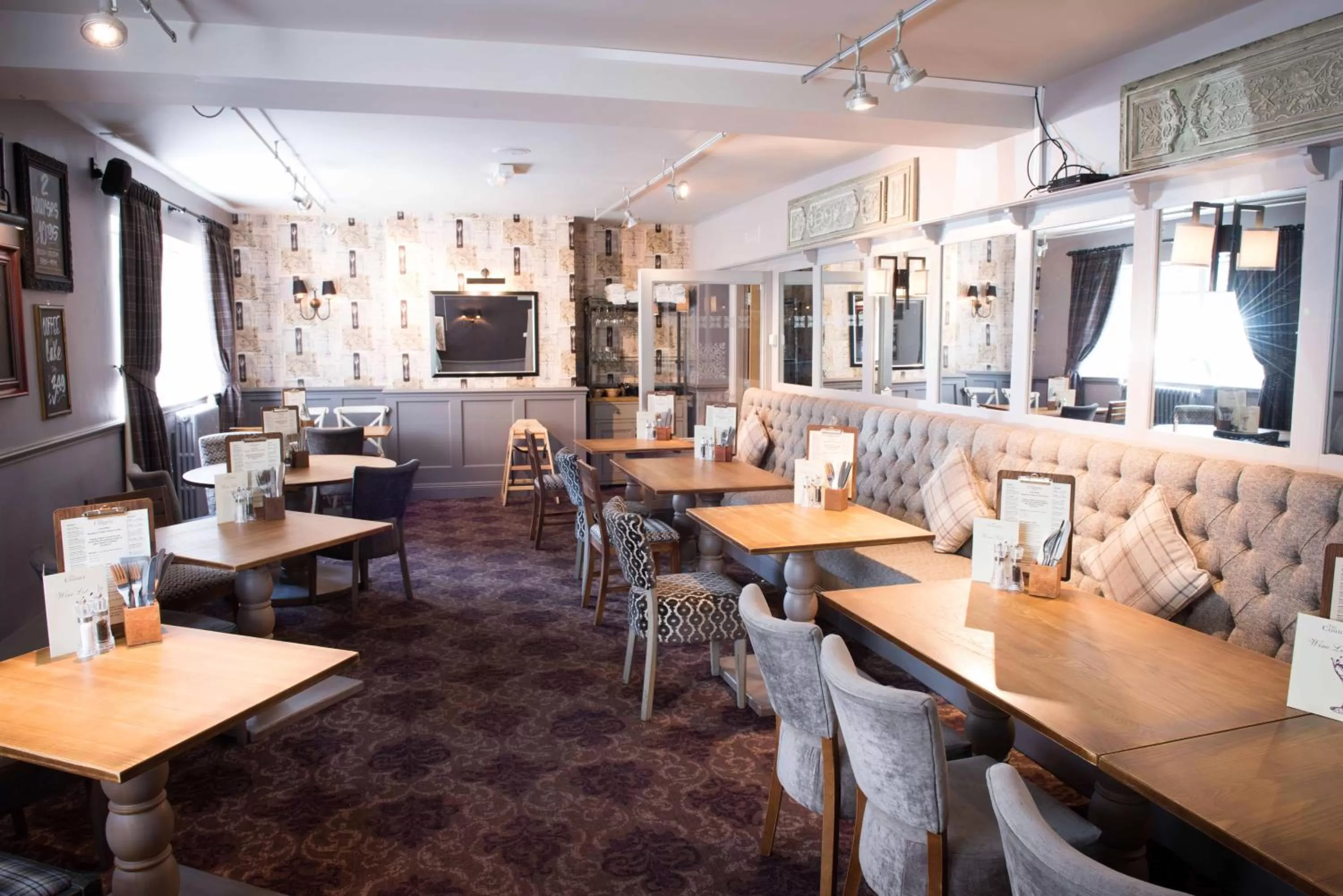 Dining area in The County Hotel