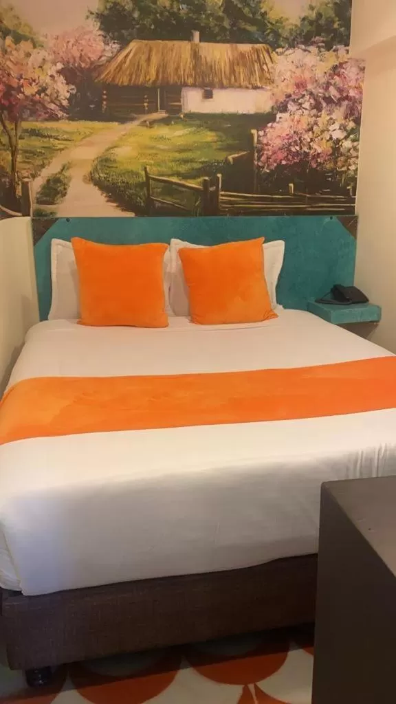 Bed in Hotel Casa Antigua