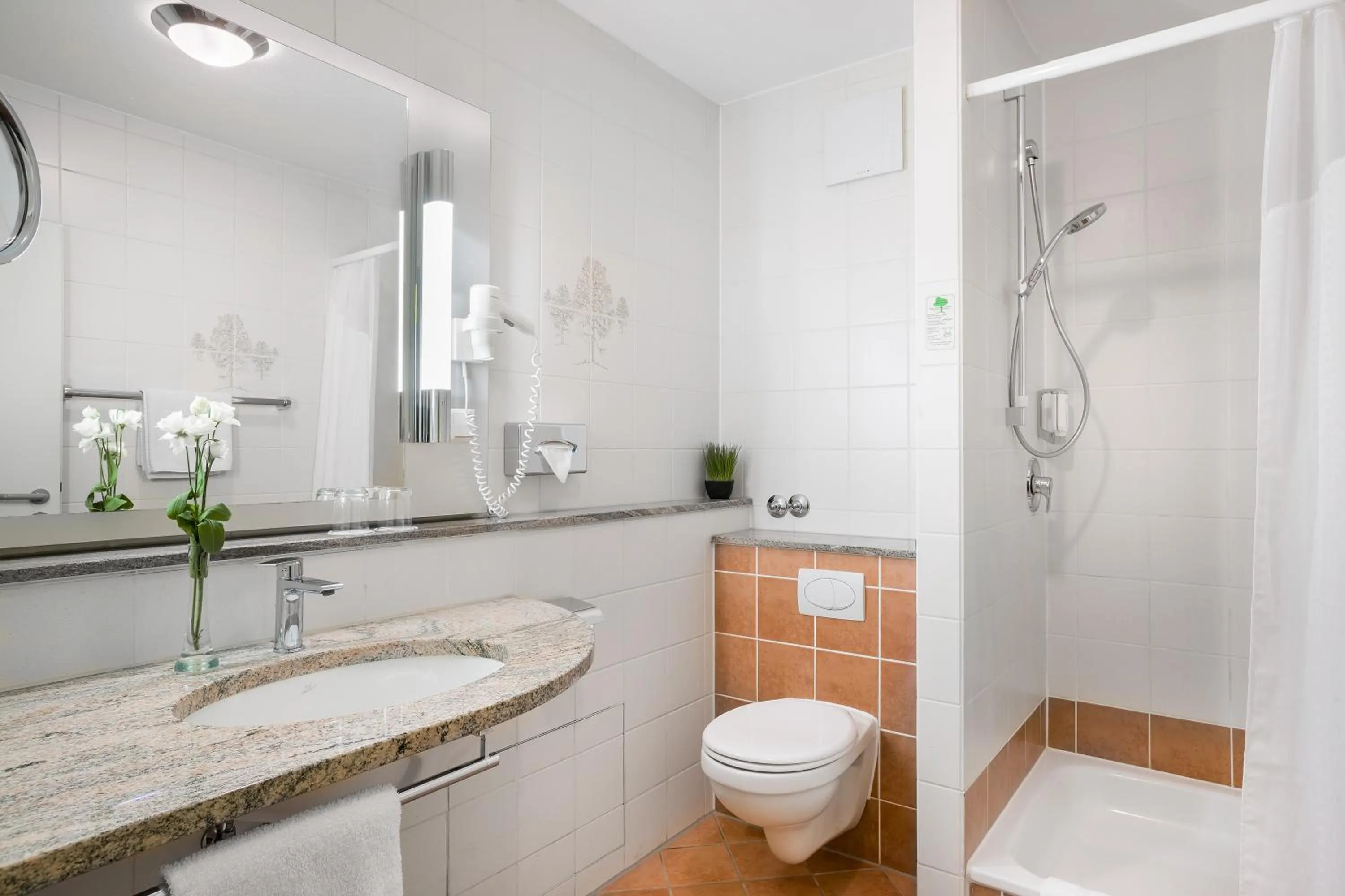 Bathroom in Hotel Rega Stuttgart