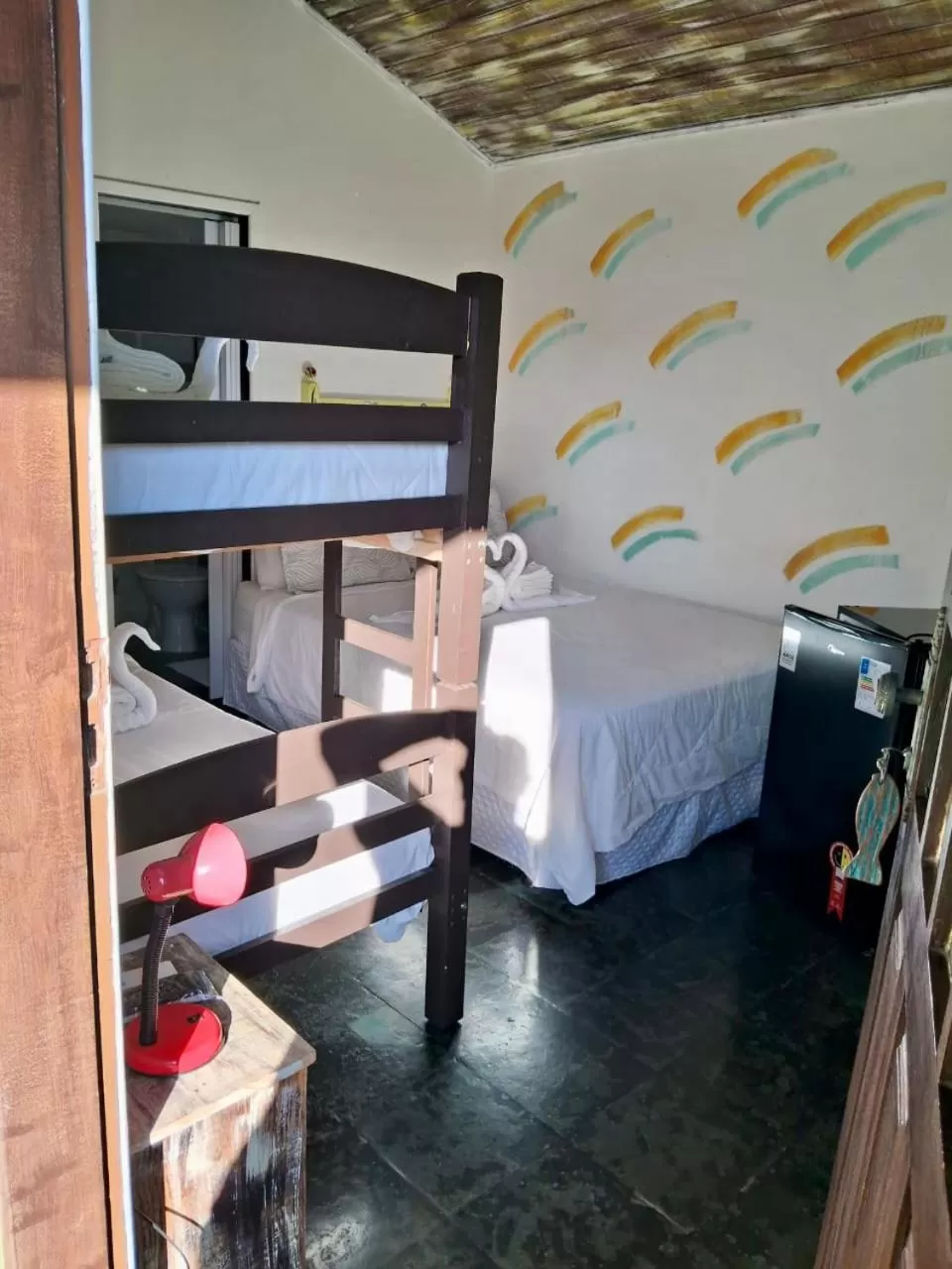 Bed, Bunk Bed in Pousada Mare Blue