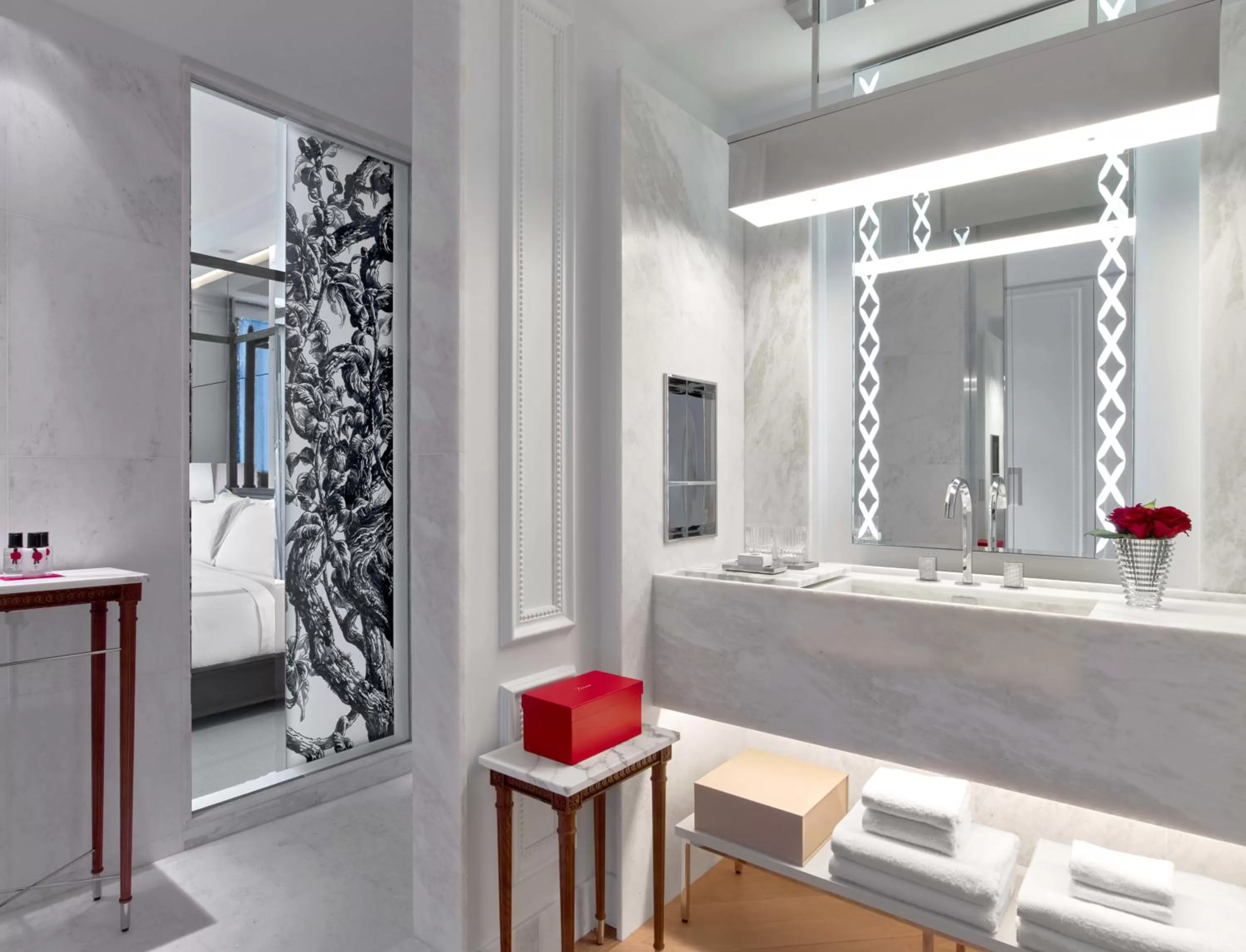 Bathroom in Baccarat Hotel and Residences New York