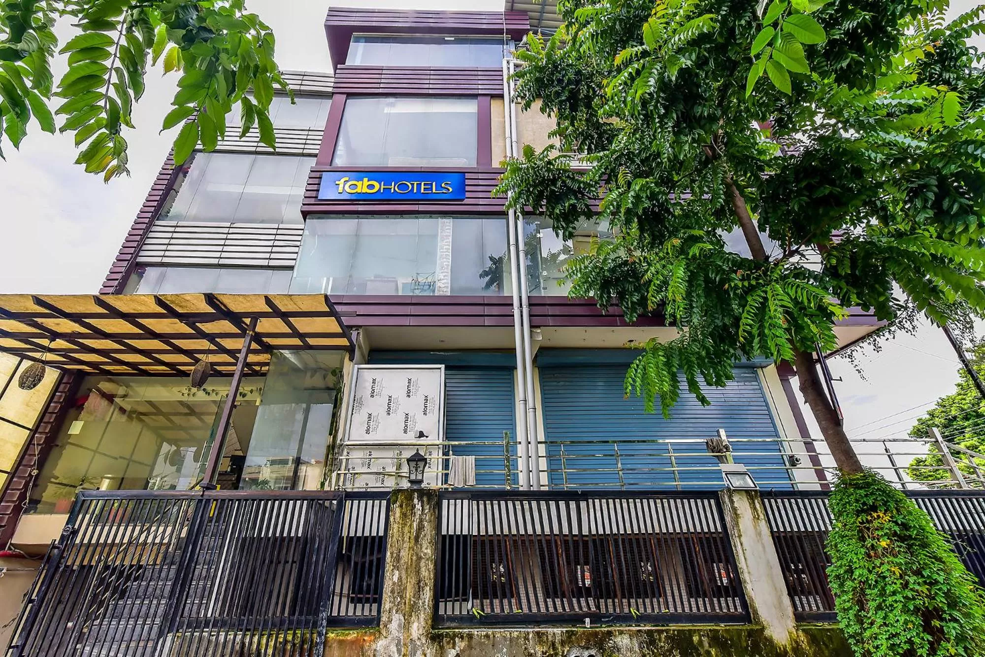 Facade/entrance, Property Building in FabHotel Surya Residency GMS Road