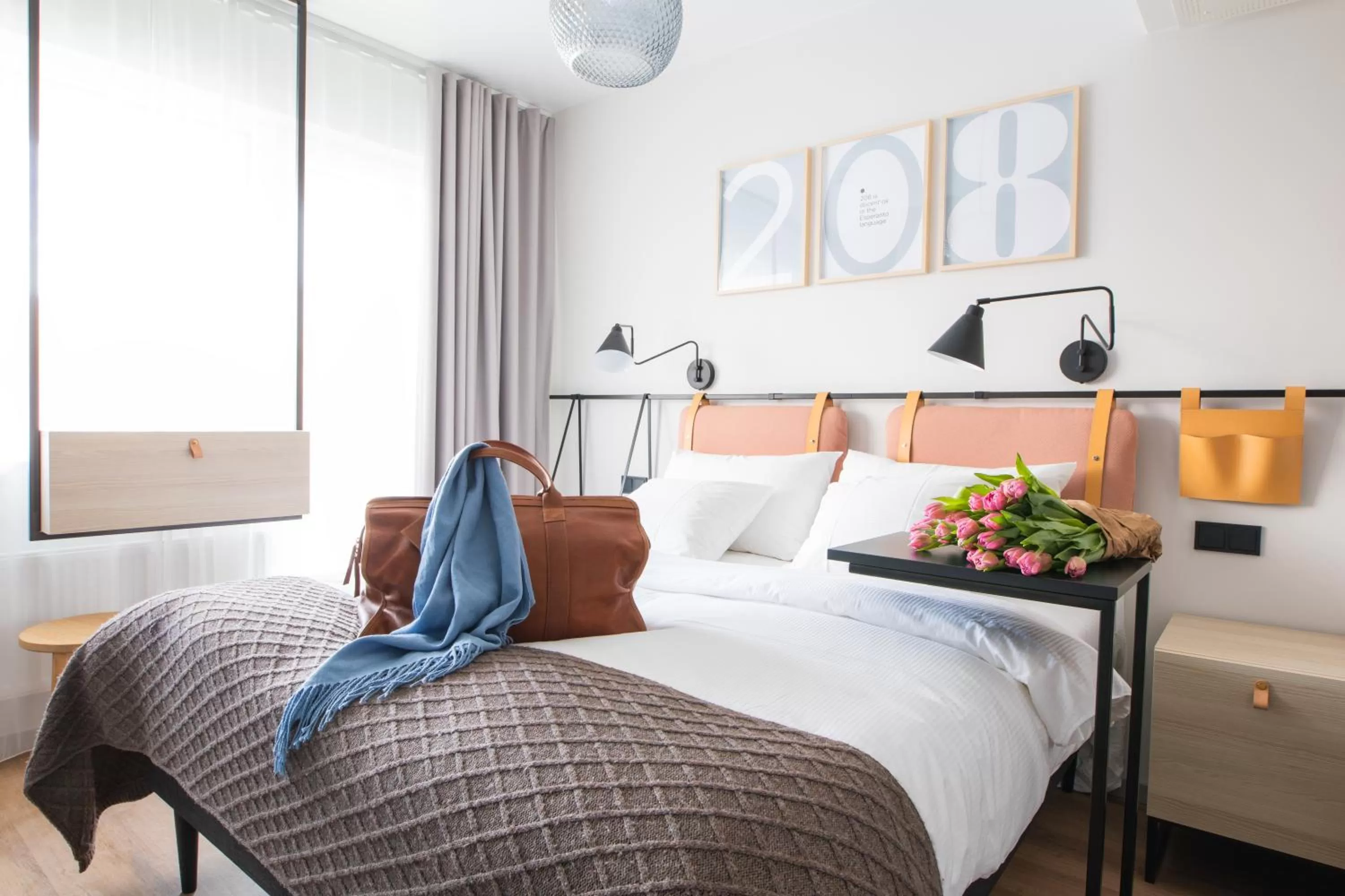 Bed in Oru Hub Hotel Tallinn - Handwritten Collection