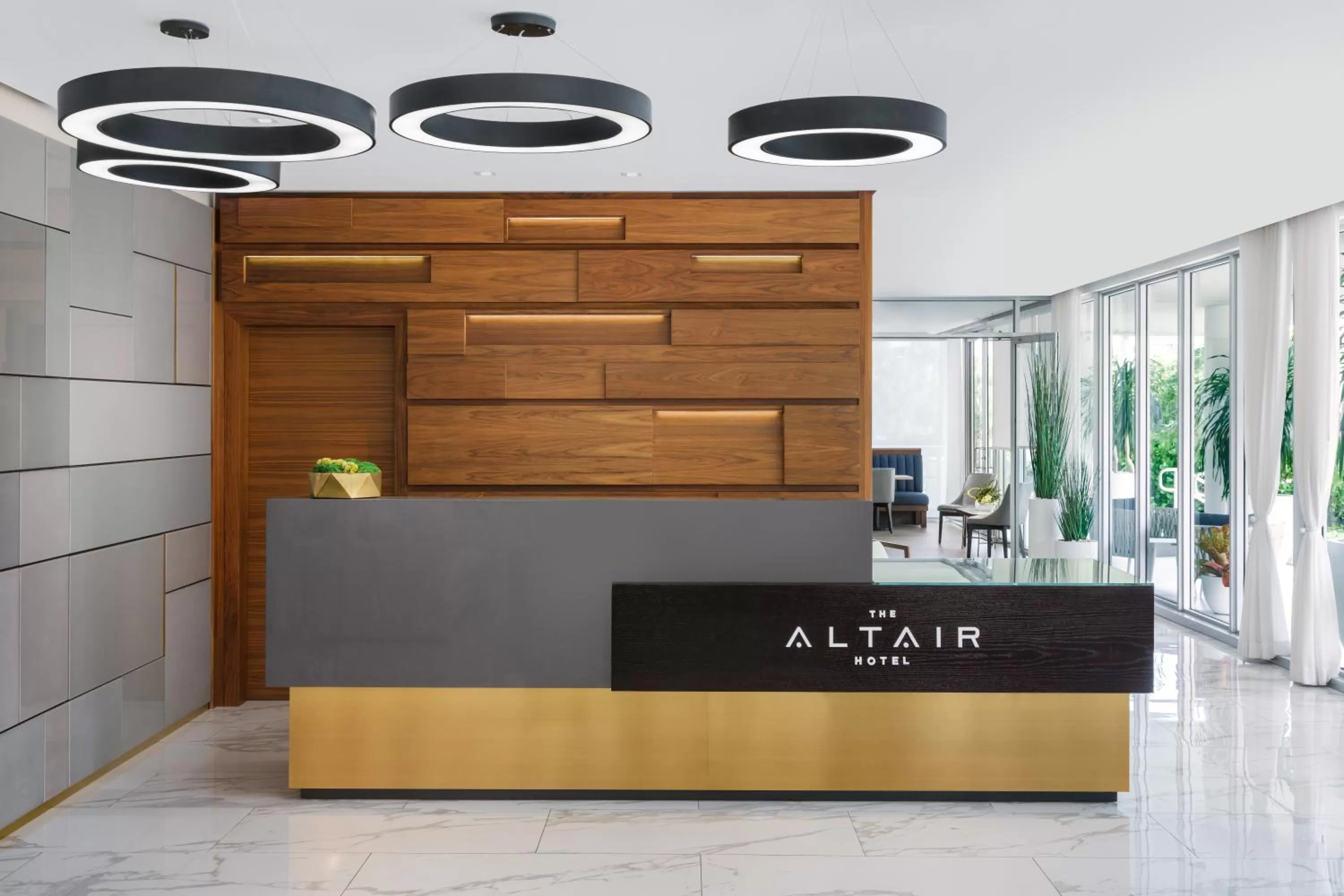 Lobby or reception in The Altair Bay Harbor Hotel