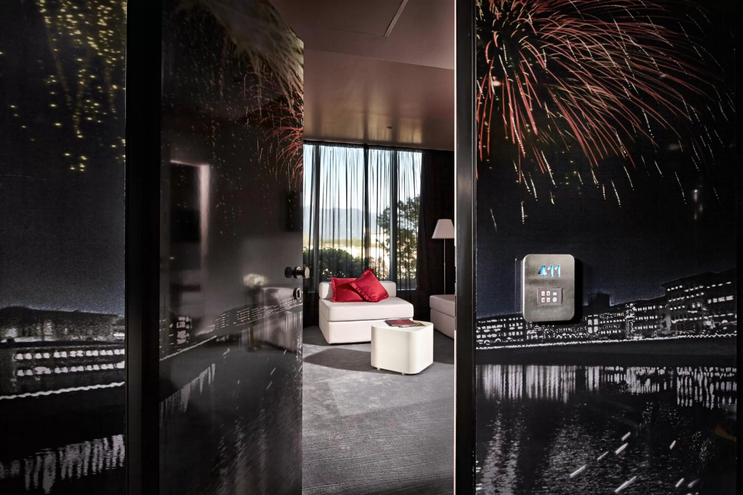 Decorative detail, Bed in San Ranieri Hotel