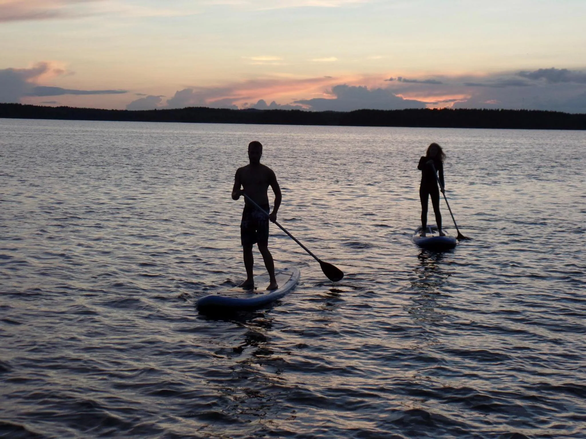 People in Aurora Village Ivalo