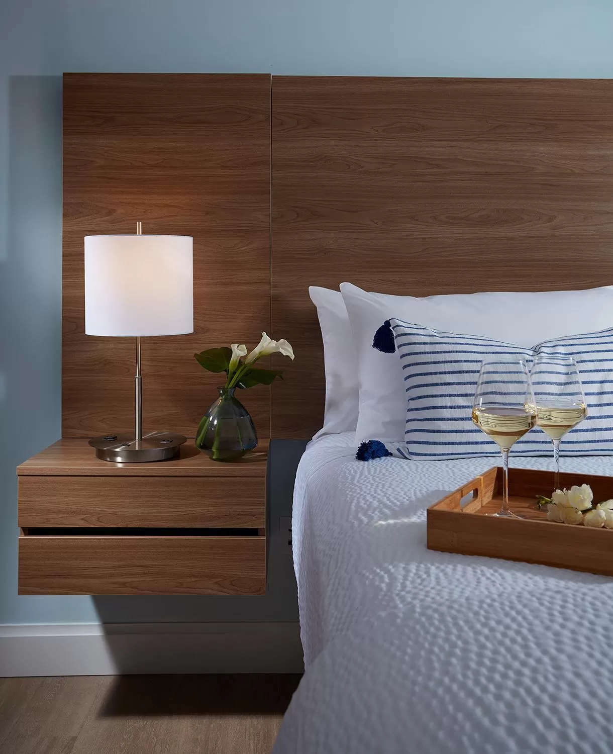 Bed in The Pointe Hotel