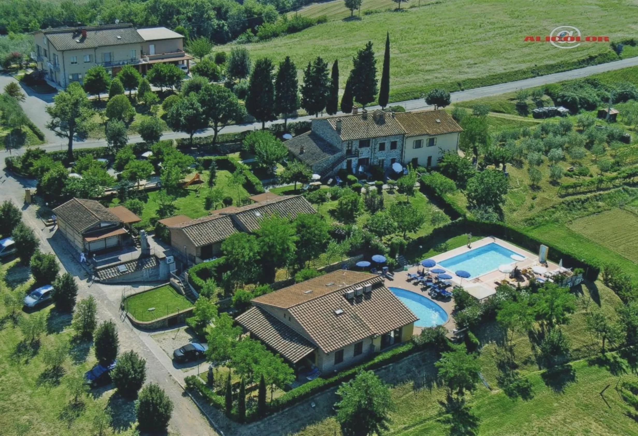 Bird's eye view in Agriturismo Tenuta Badia