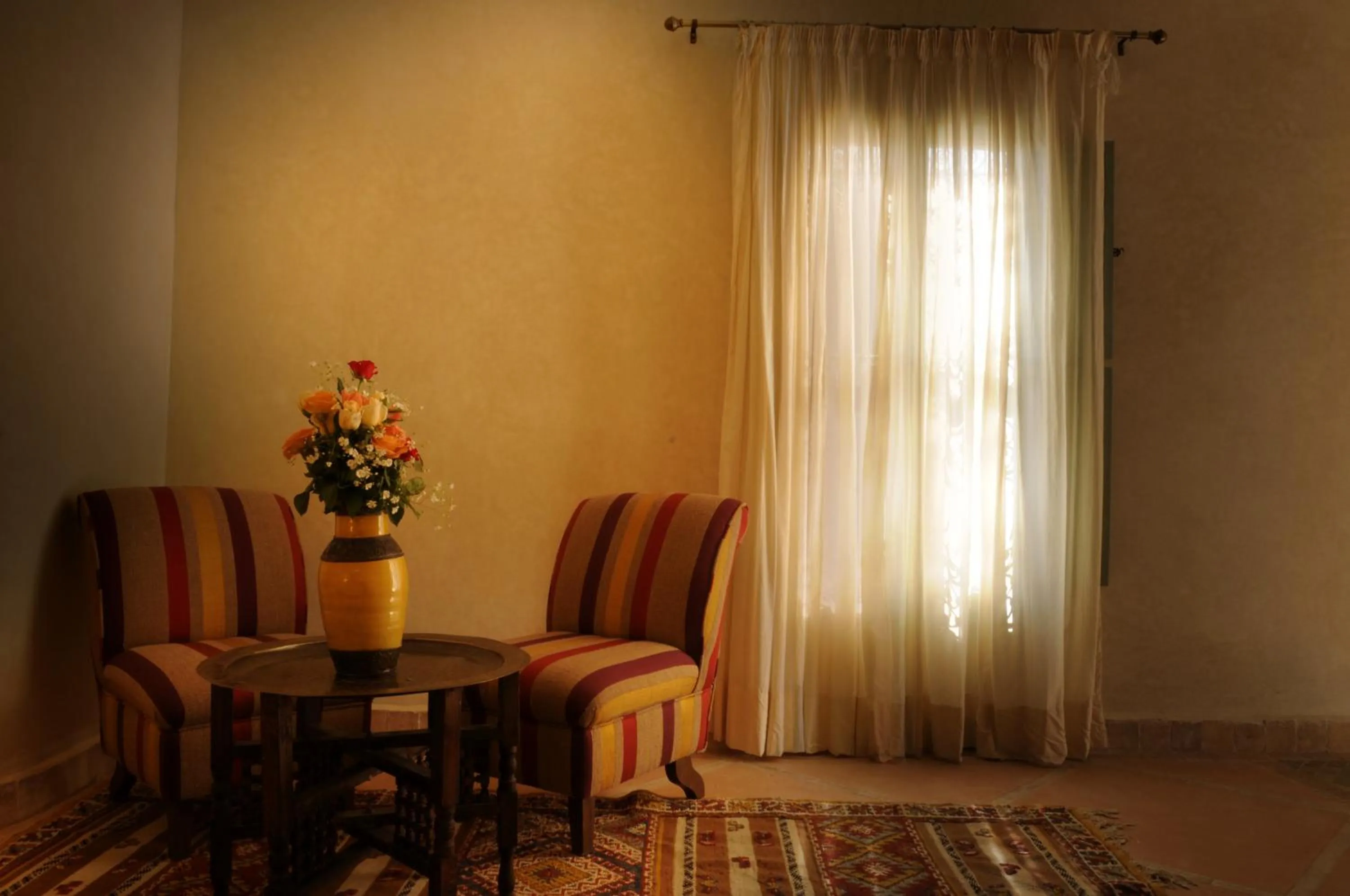 Living room in Riad Les Hibiscus