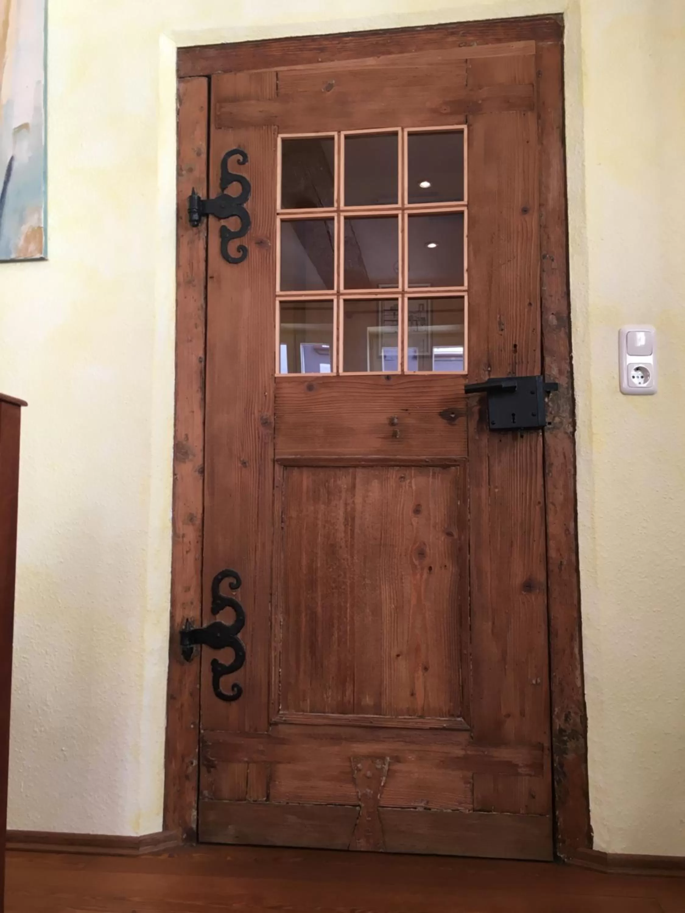 Decorative detail in Fachwerk-Hotel Eisenbart