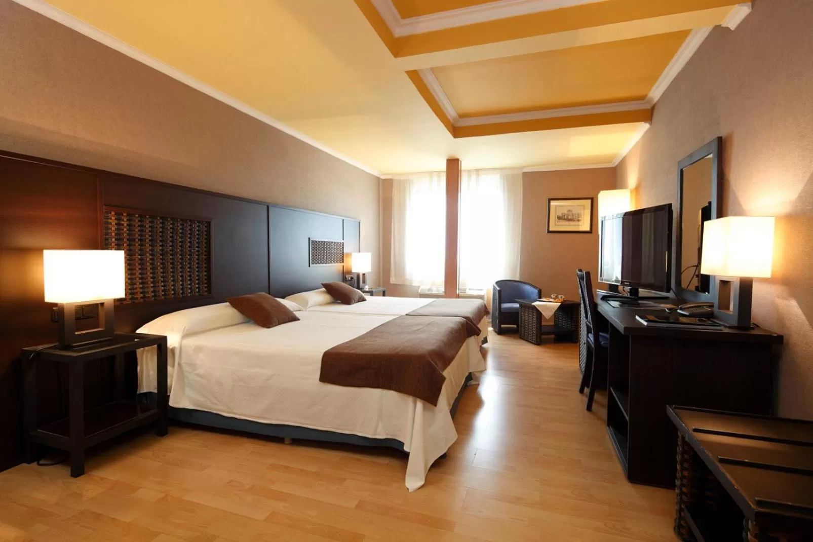 Bedroom, Bed in Hotel Spa Congreso