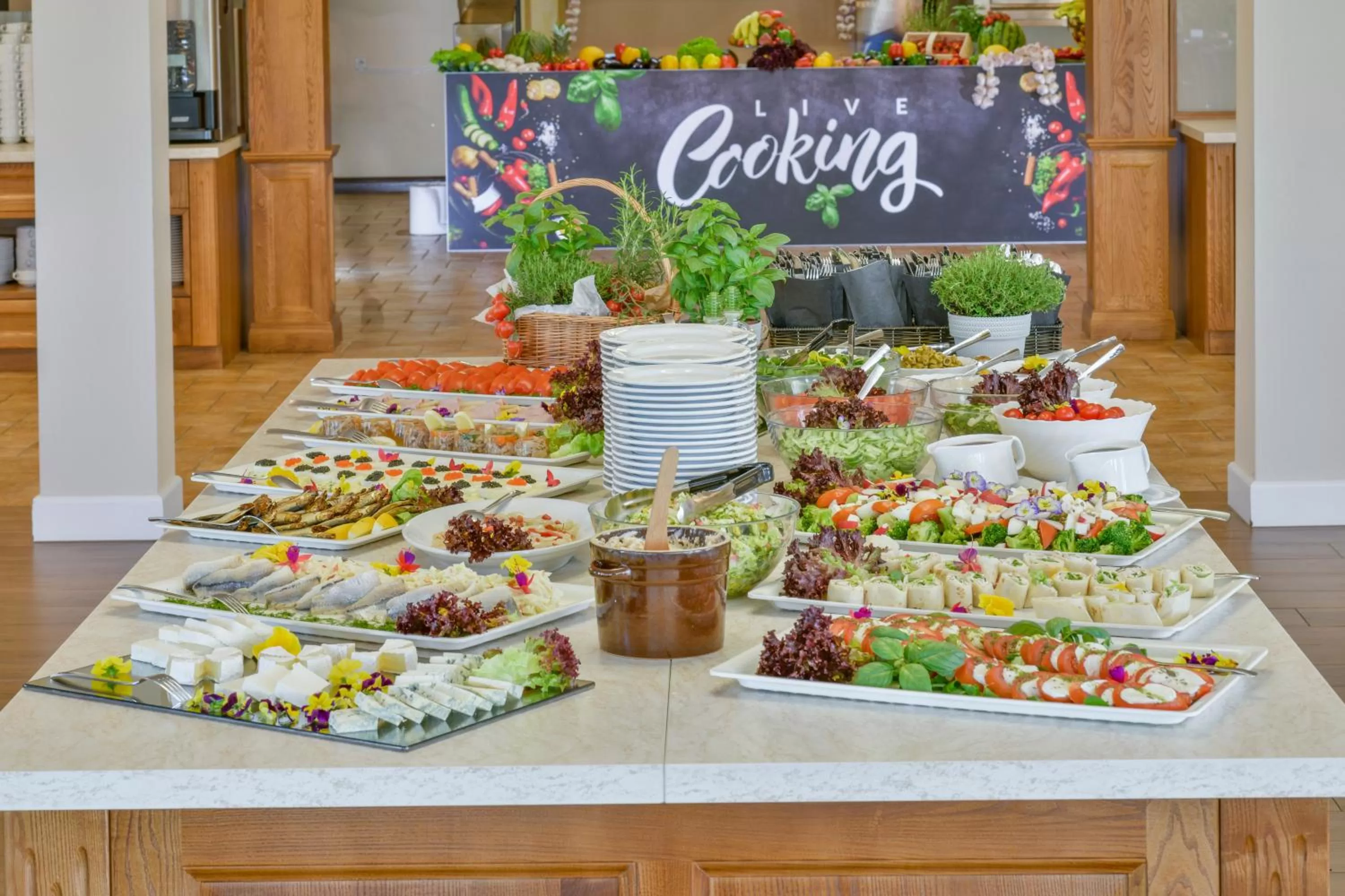 Restaurant/places to eat in Hotel Mona Lisa Wellness & Spa