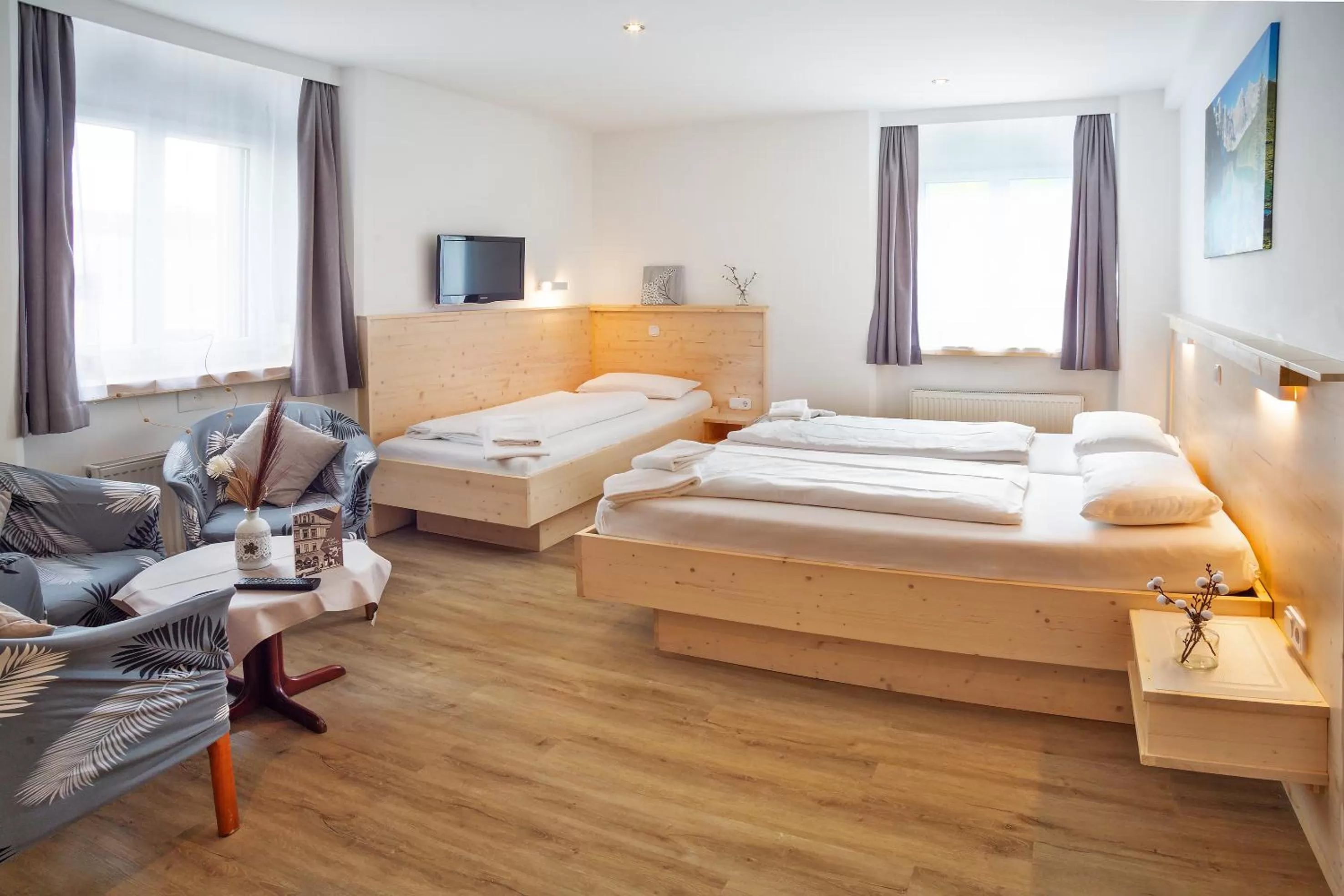 Bedroom, Bed in Hotel Gisela