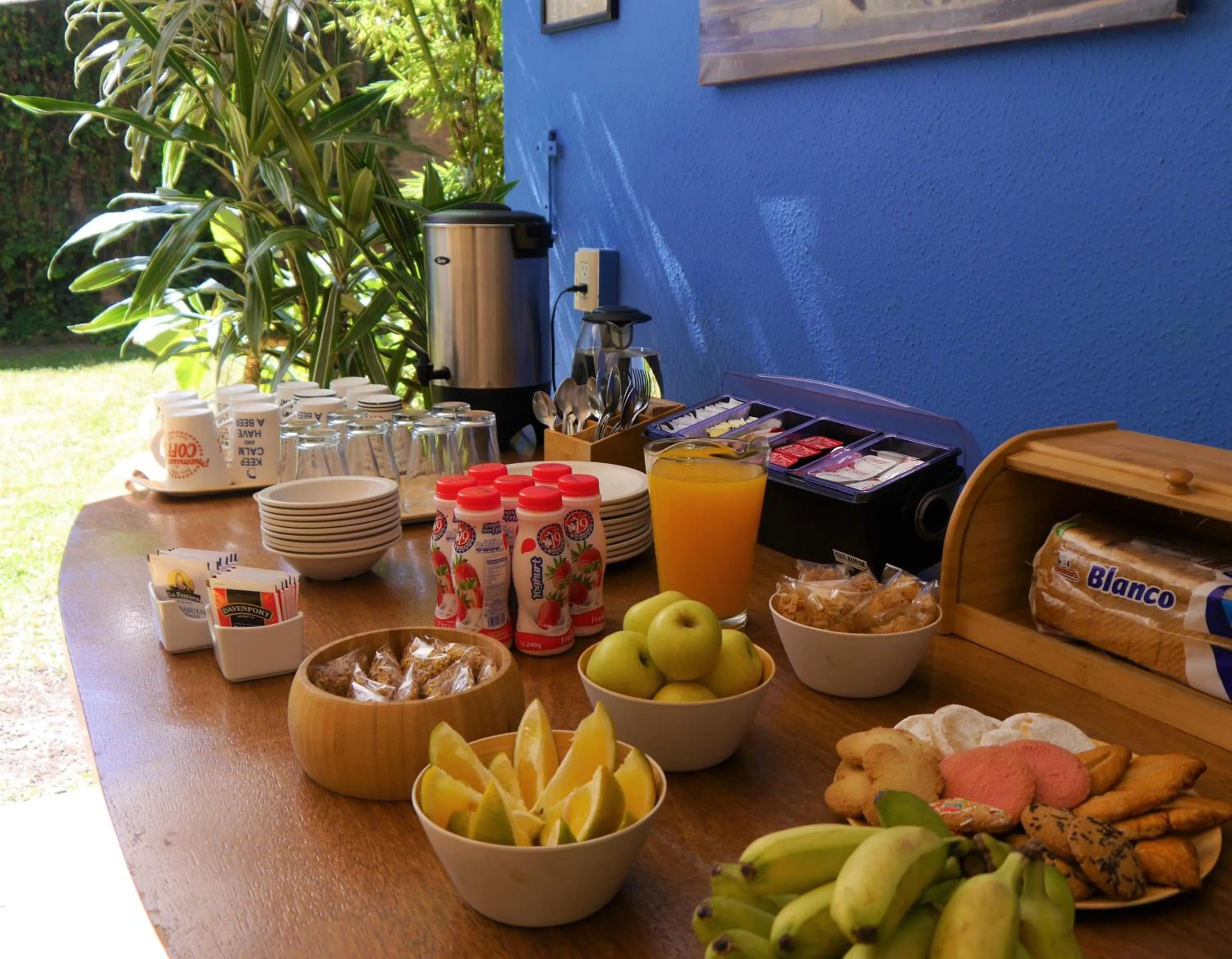 Continental breakfast in Hostel Hospedarte Chapultepec