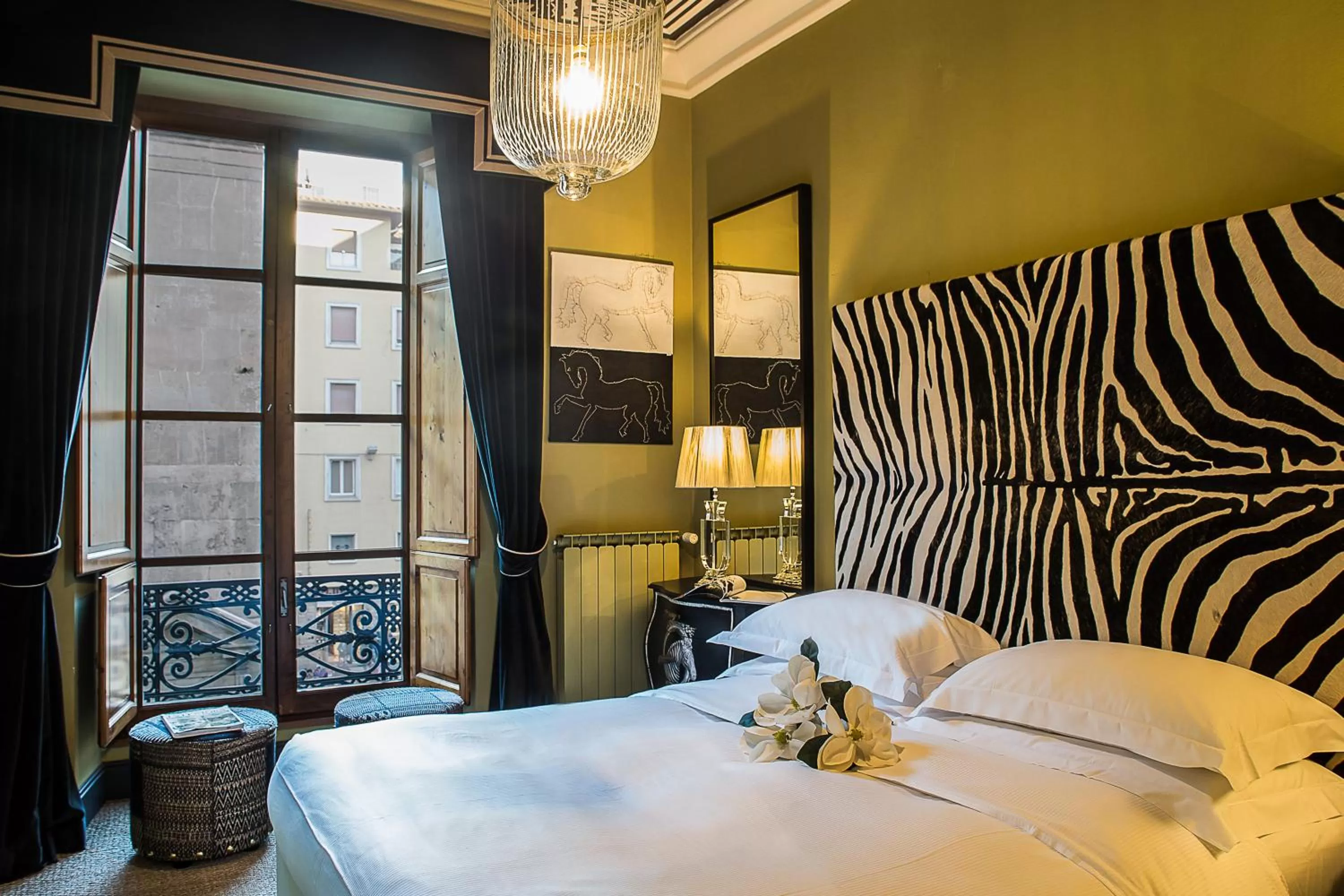 Bed in Porcellino Gallery Art Boutique BB