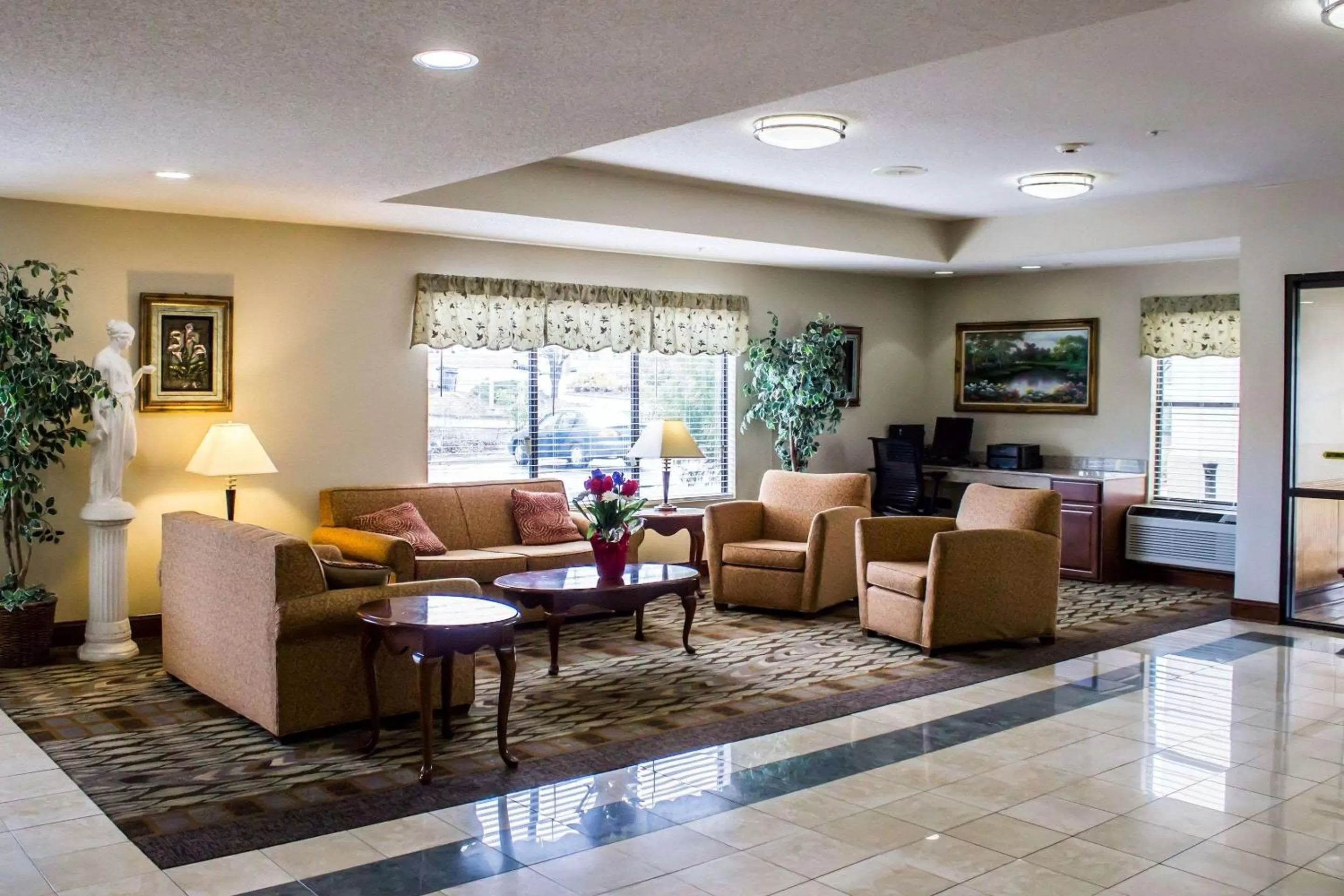 Lobby or reception in Quality Inn Fuquay Varina East
