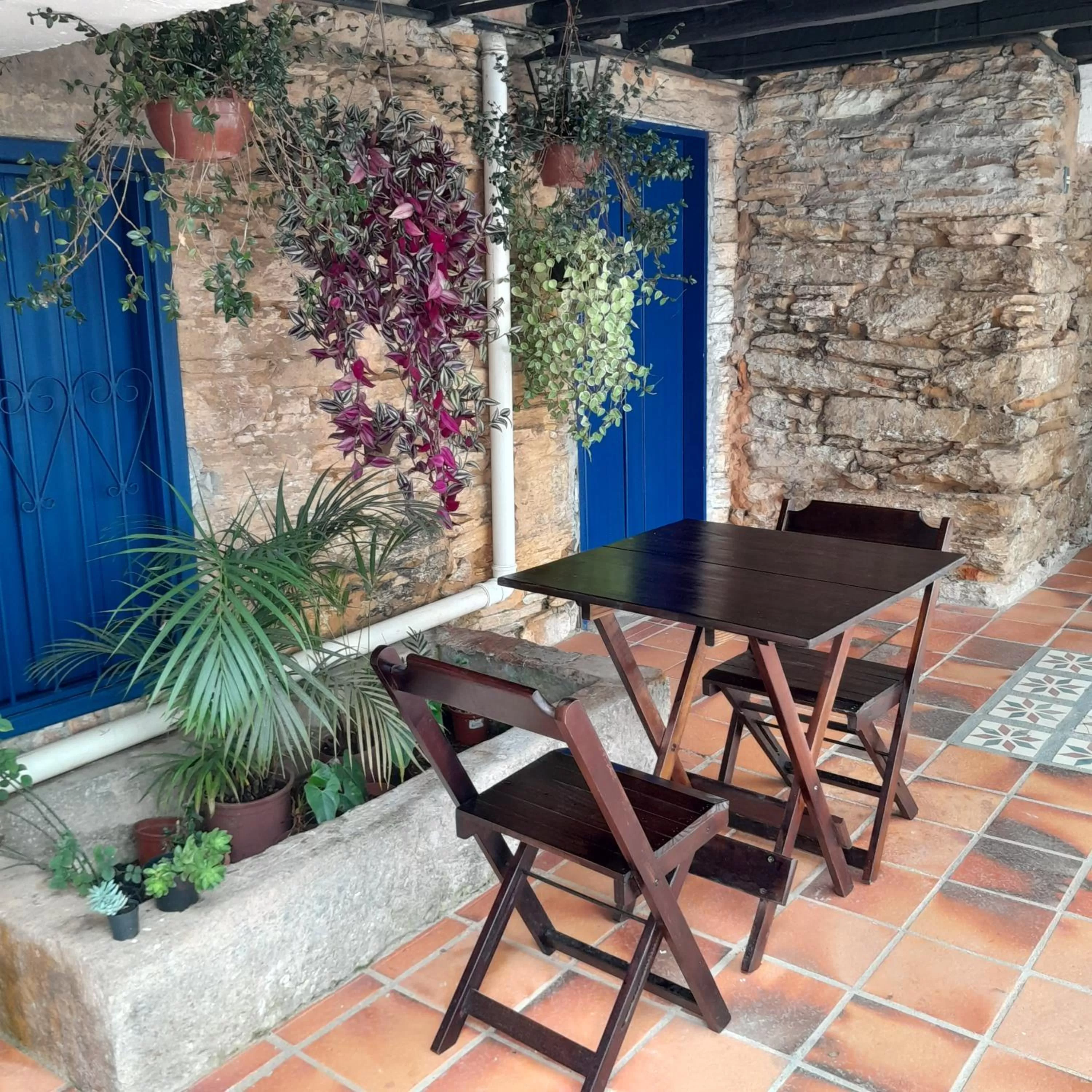 Patio in Hotel Barroco Mineiro