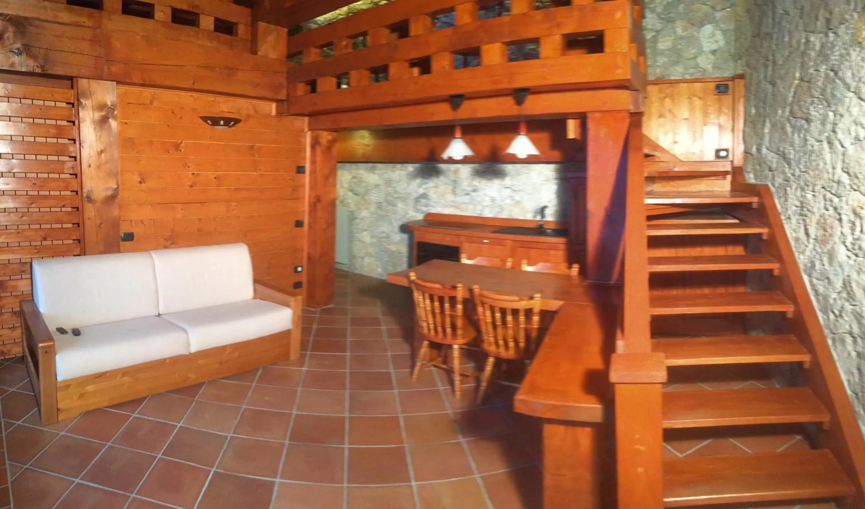 Kitchen or kitchenette in Resort Ninfea San Pellegrino Terme