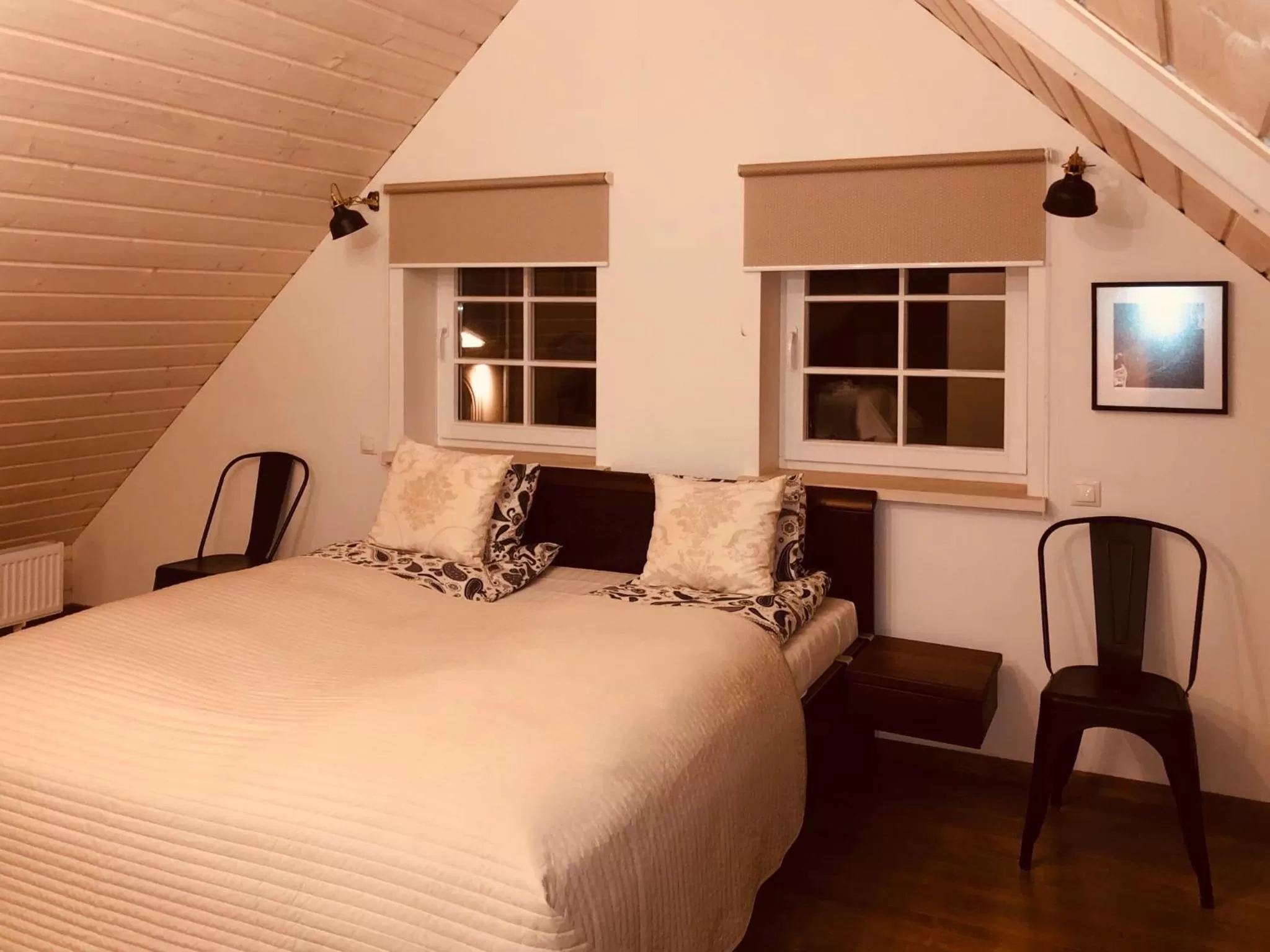 Bed in Hotel Vilhelmine