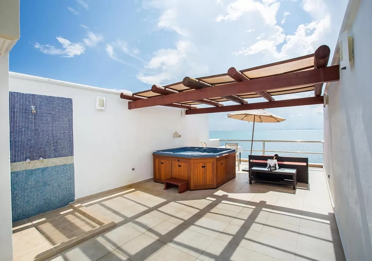 Balcony/Terrace in Zoetry Villa Rolandi Isla Mujeres Cancun - All Inclusive