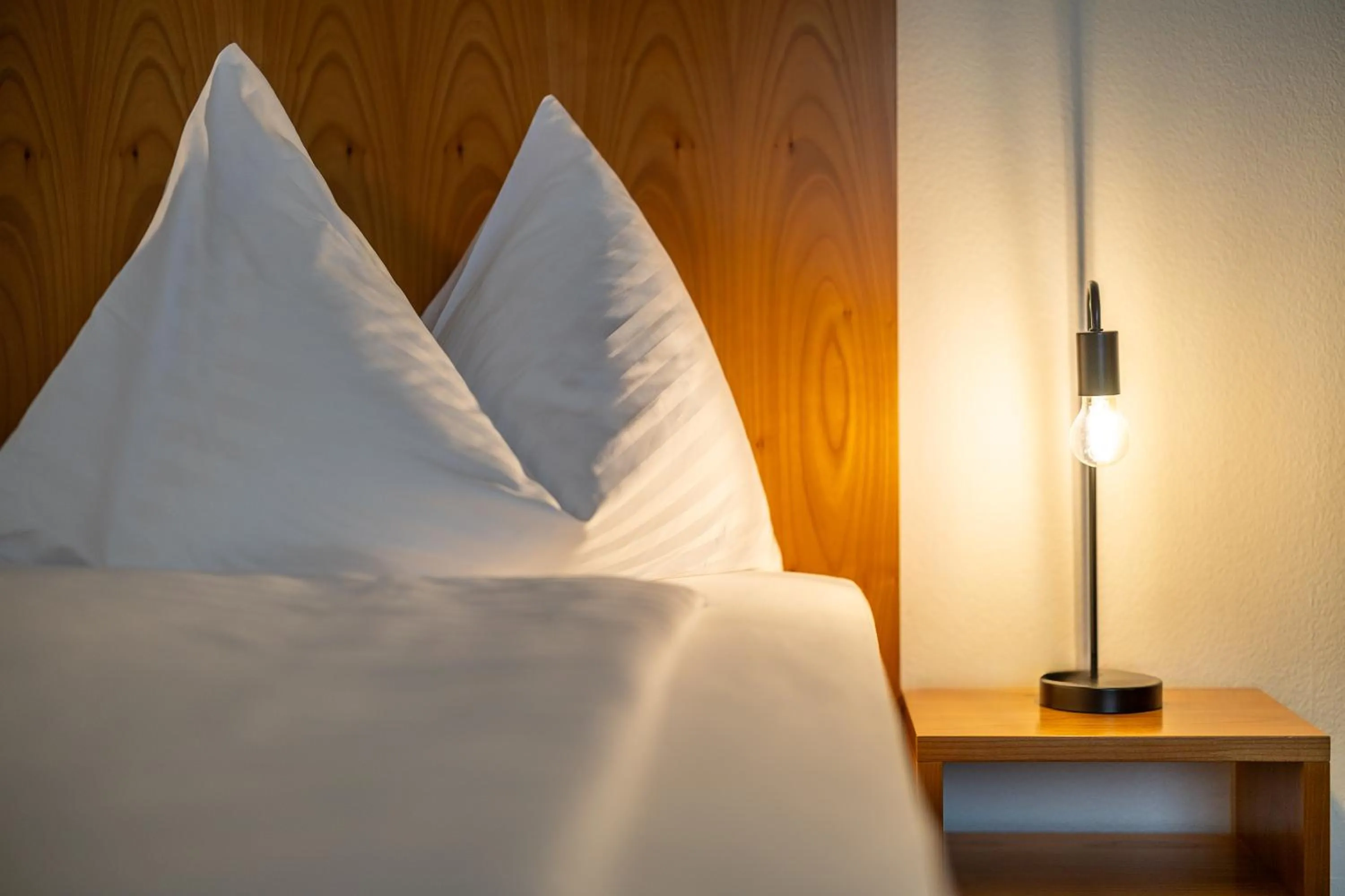 View (from property/room), Bed in Merian am Rhein