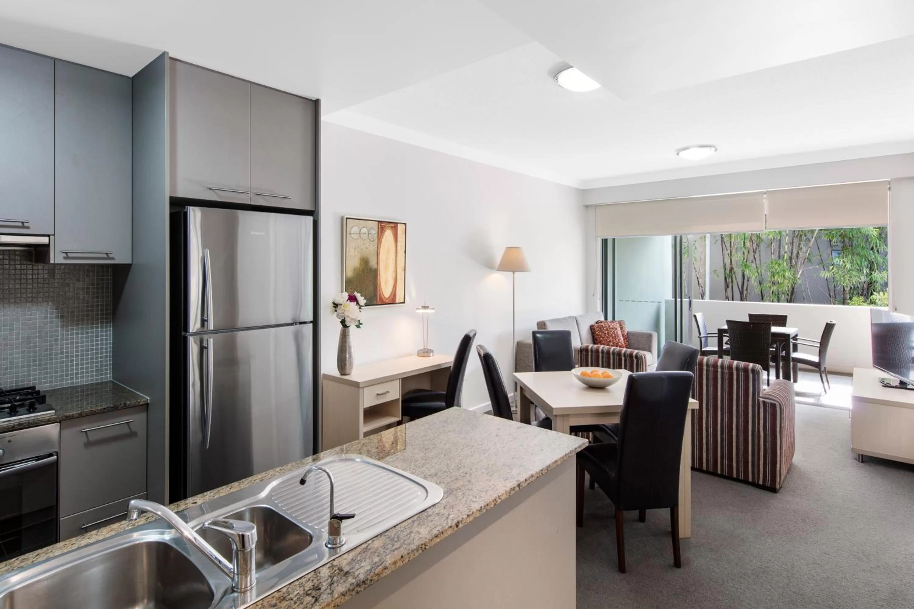 Patio in Oaks Brisbane Mews Suites