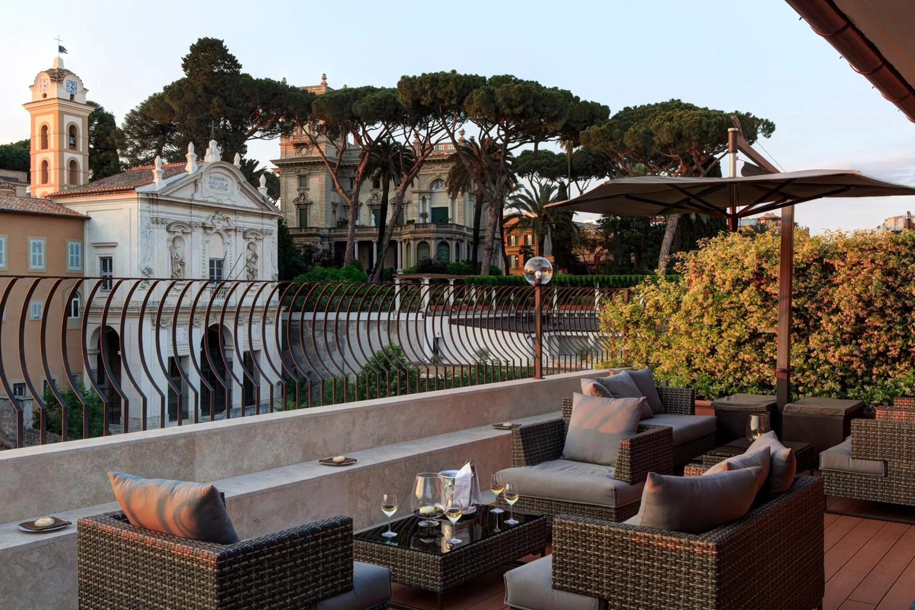 Balcony/Terrace in Hotel Degli Artisti