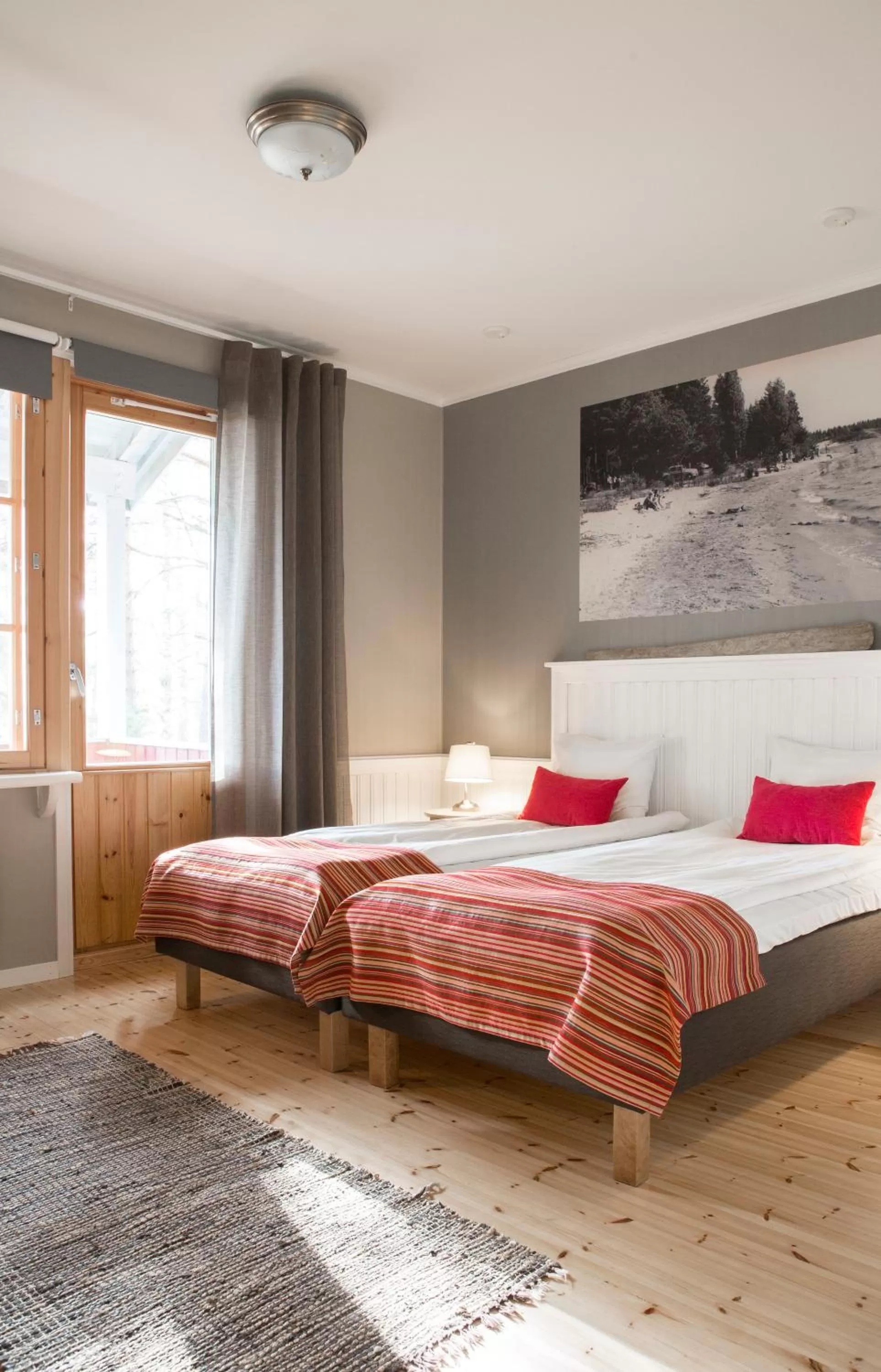 Bed in Sahanlahti Resort