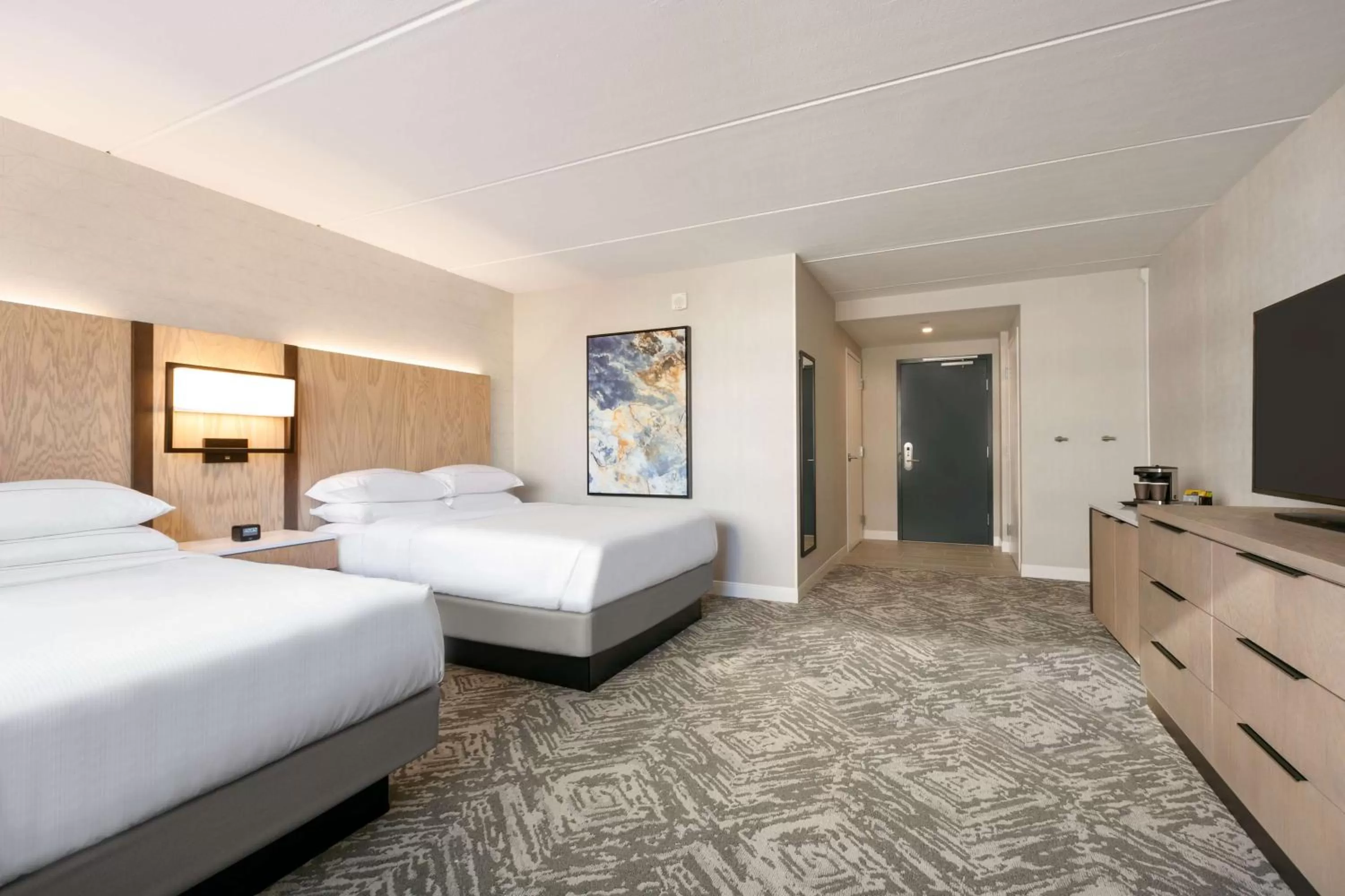 Bed in DoubleTree by Hilton Canton Downtown