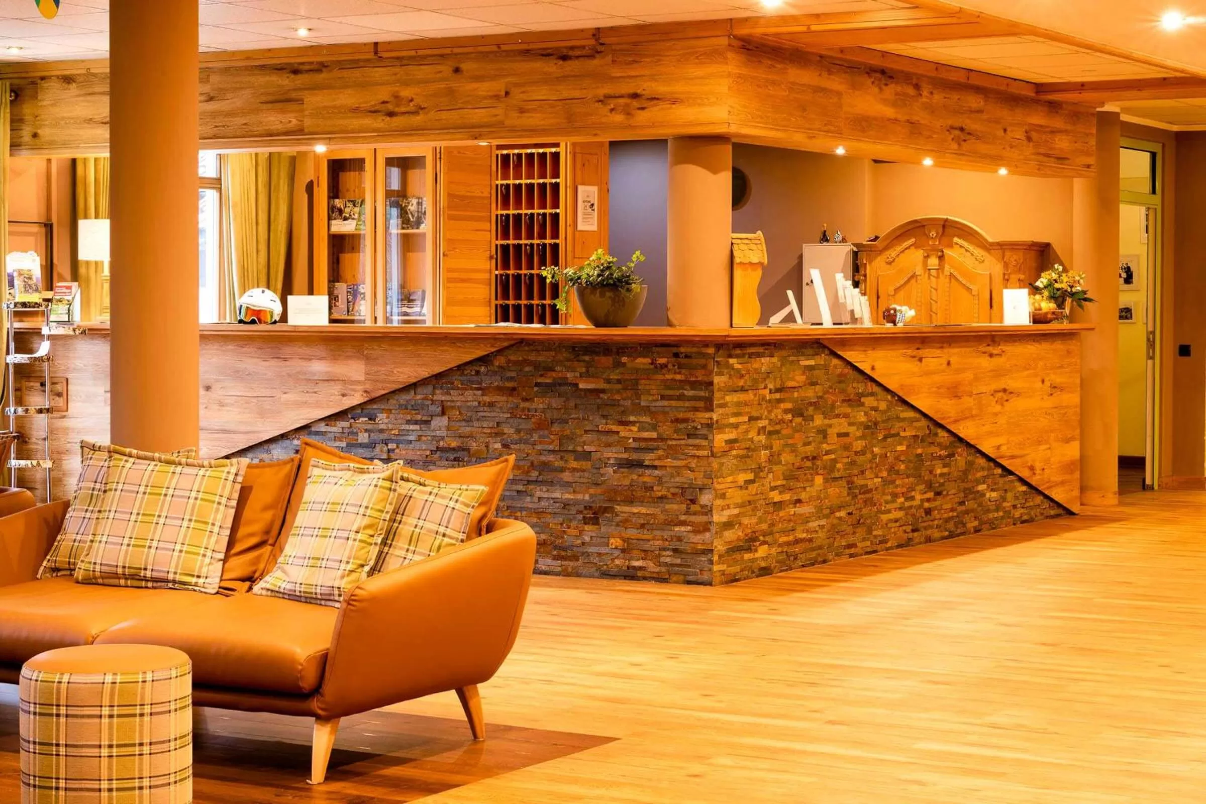 Lobby or reception in Hotel Ahornhof