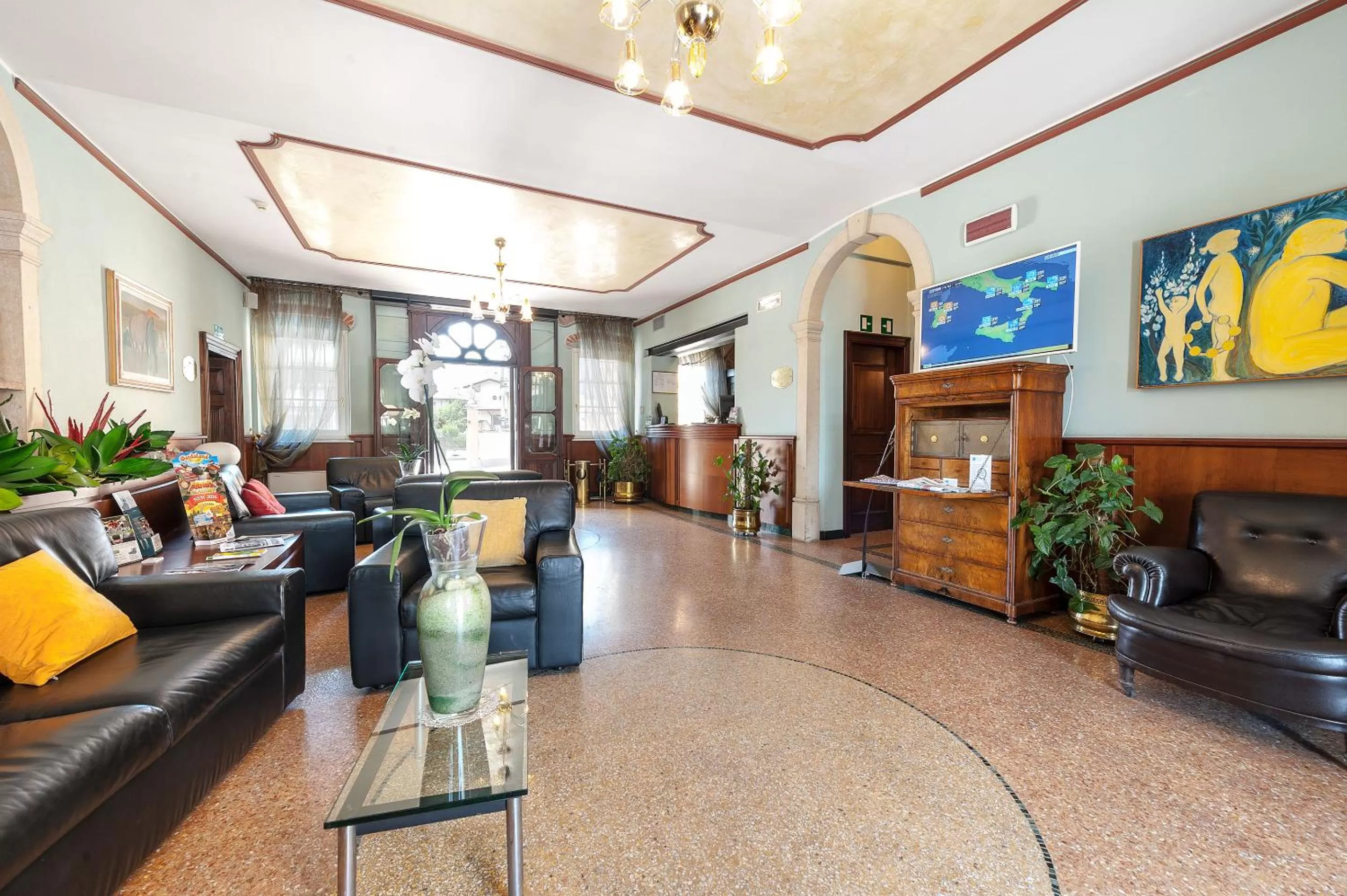 Lobby or reception in Hotel Villa Malaspina