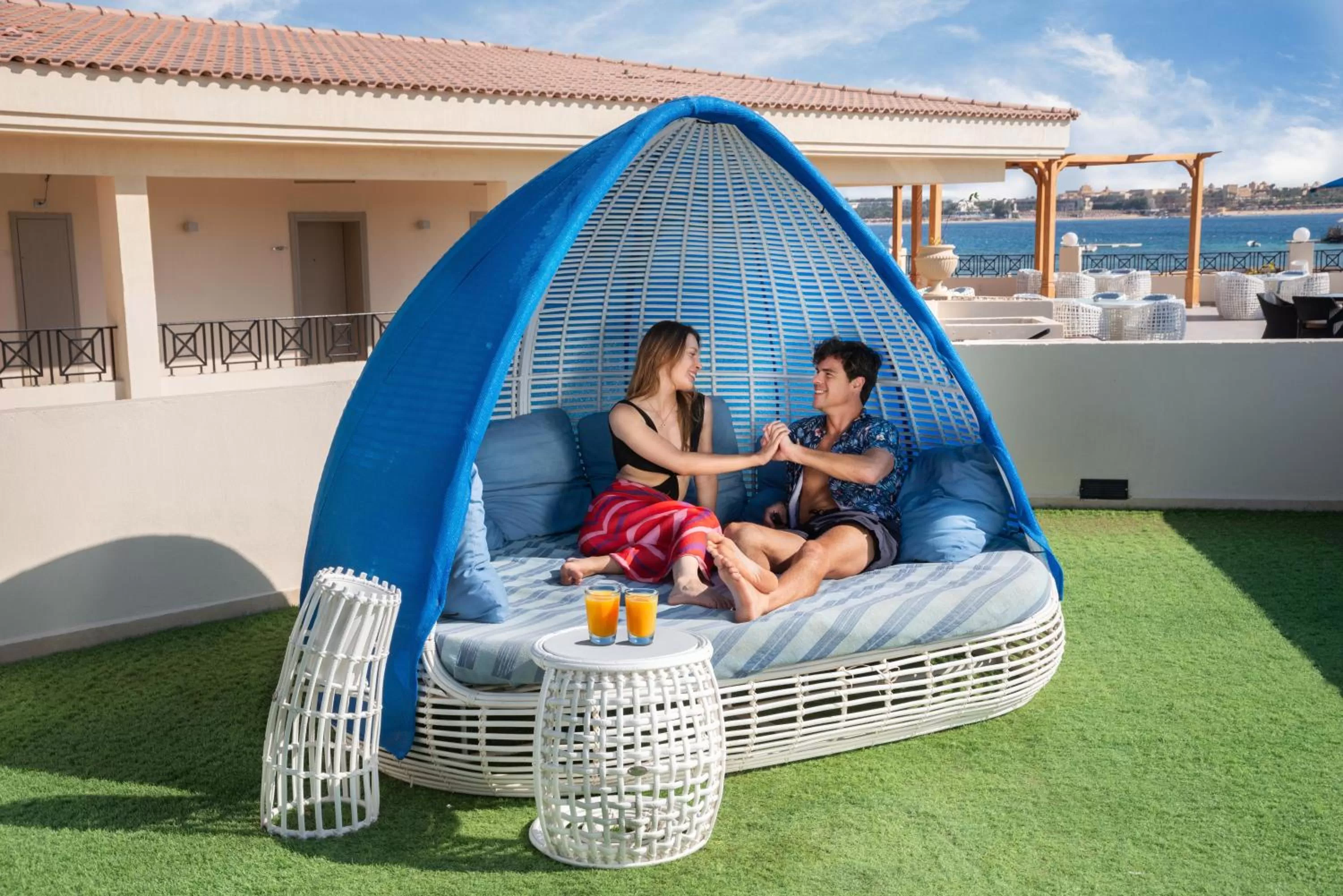 Sea view in Cleopatra Luxury Beach Resort Makadi Bay - Adults only