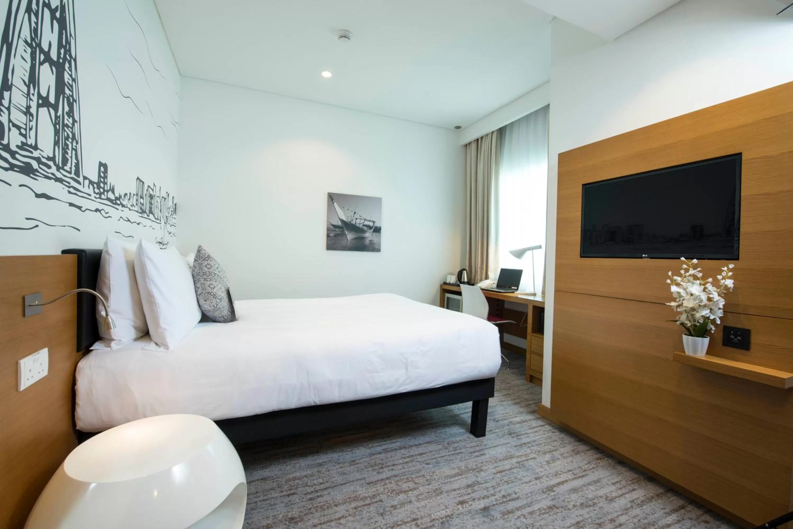 Bedroom, Bed in ibis Styles Manama Diplomatic Area